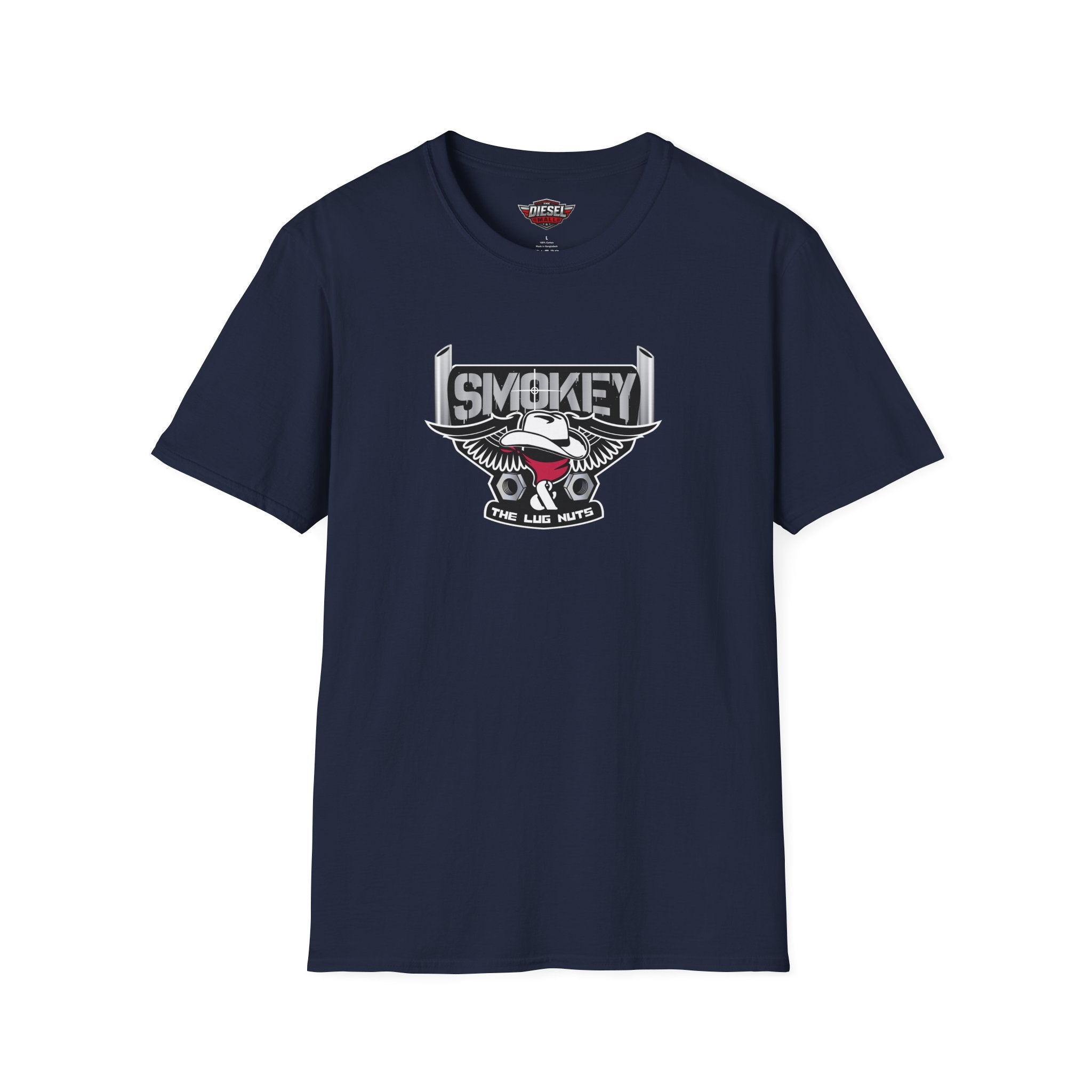Smokey Motorcycle Eagle T-Shirt — Retro Biker Emblem Tee