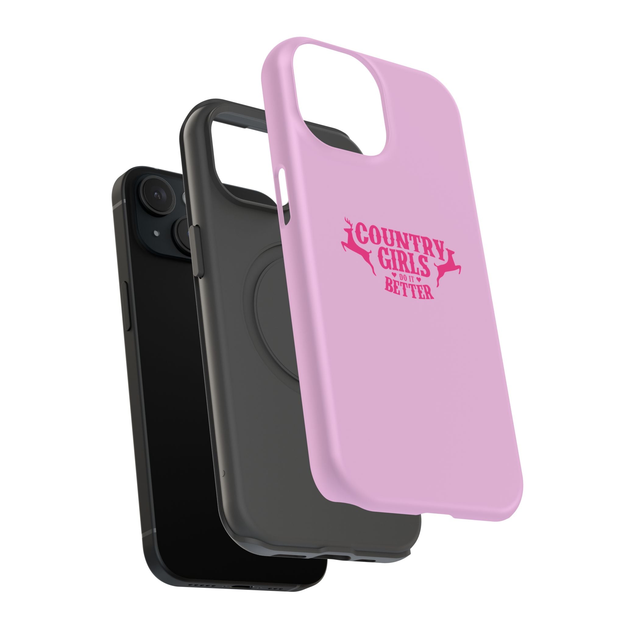 Country Girls Do It Better Pink Impact-Resistant Phone Case