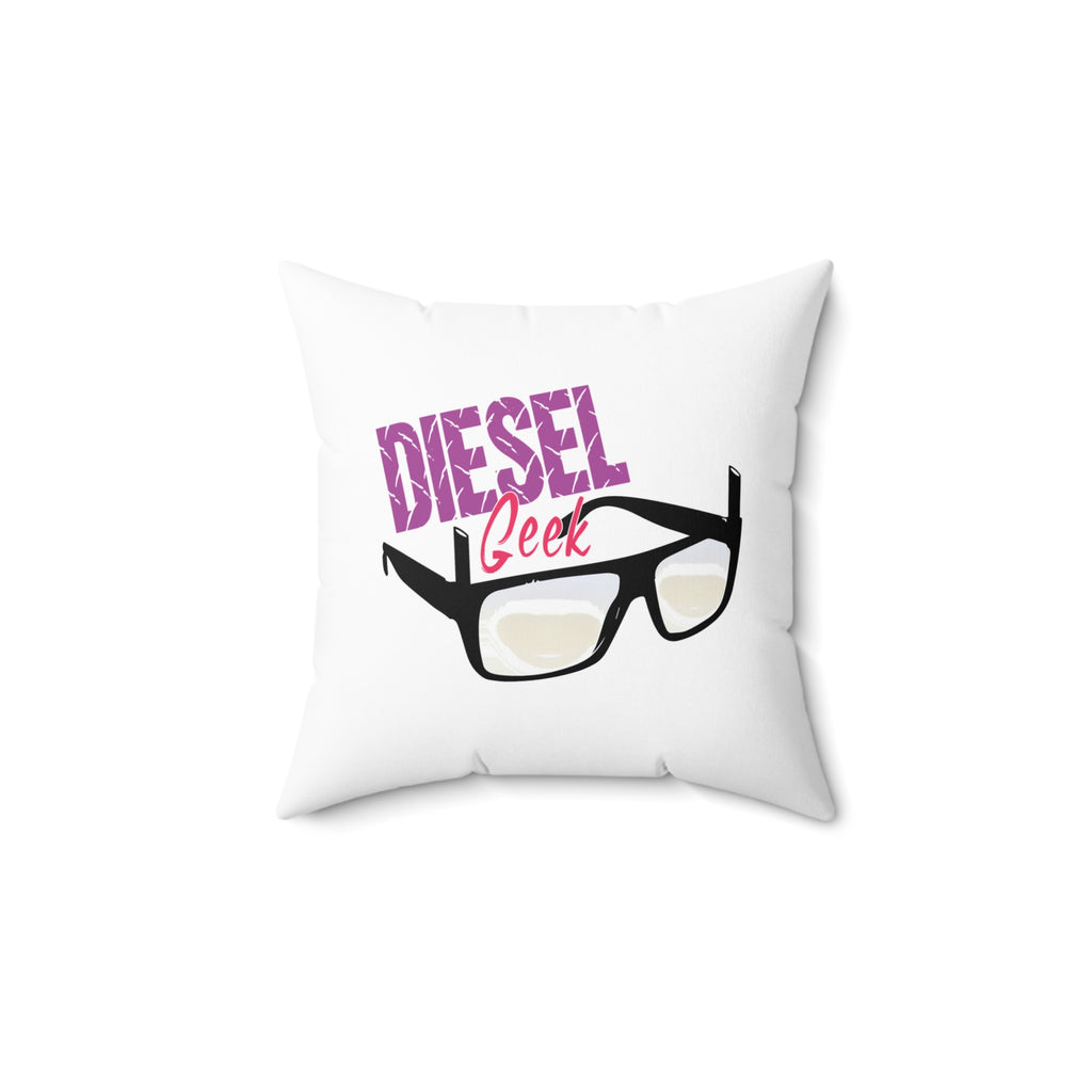 Diesel Geek Pillow — Decorative Throw Pillow