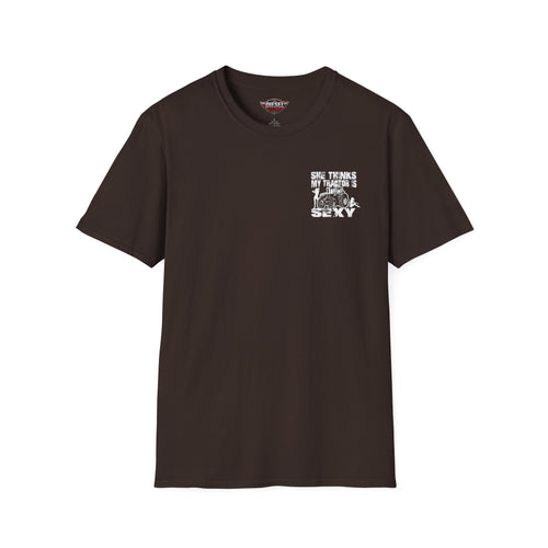 'She Thinks My Tractor Is Sexy' Graphic T‑Shirt