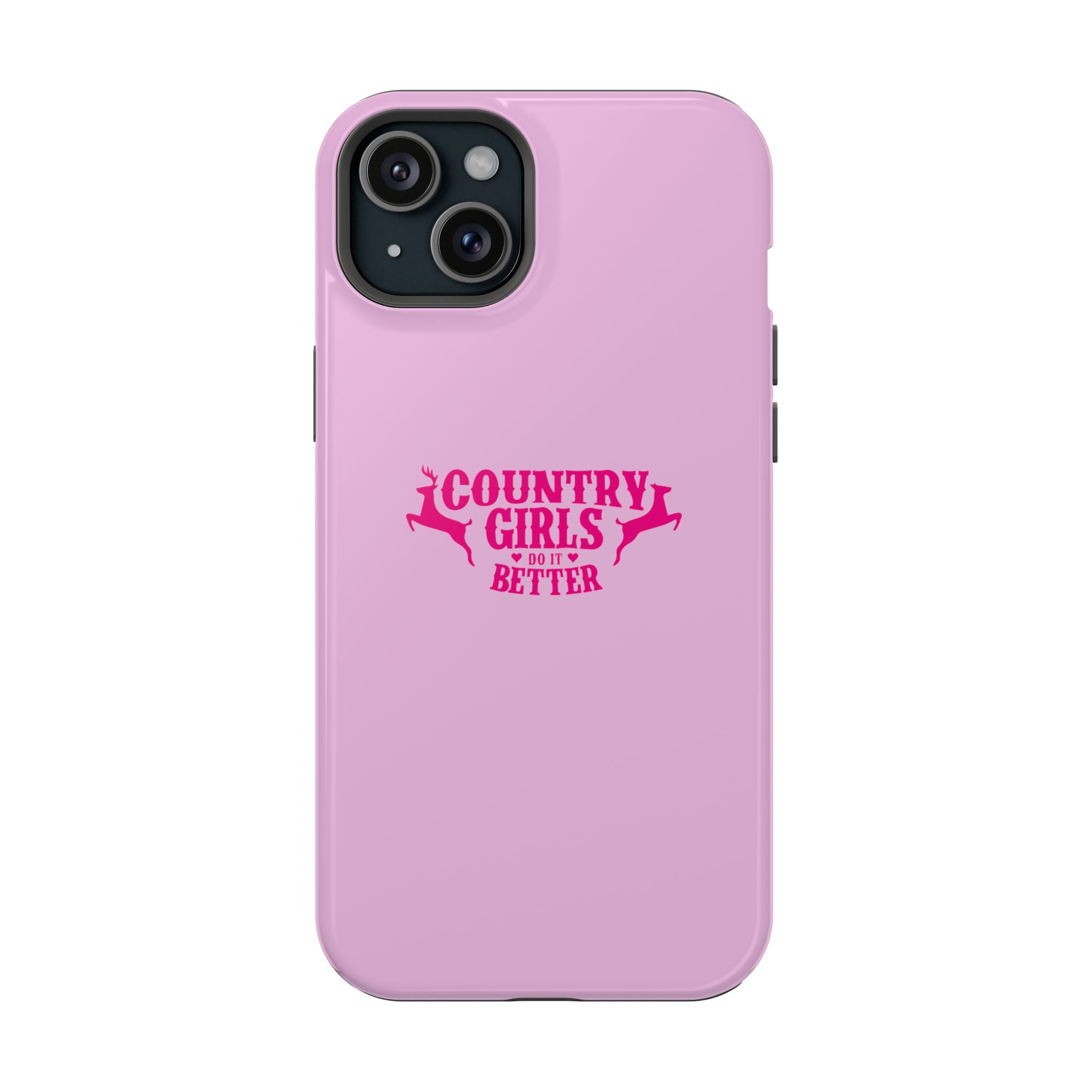 Country Girls Do It Better Pink Impact-Resistant Phone Case