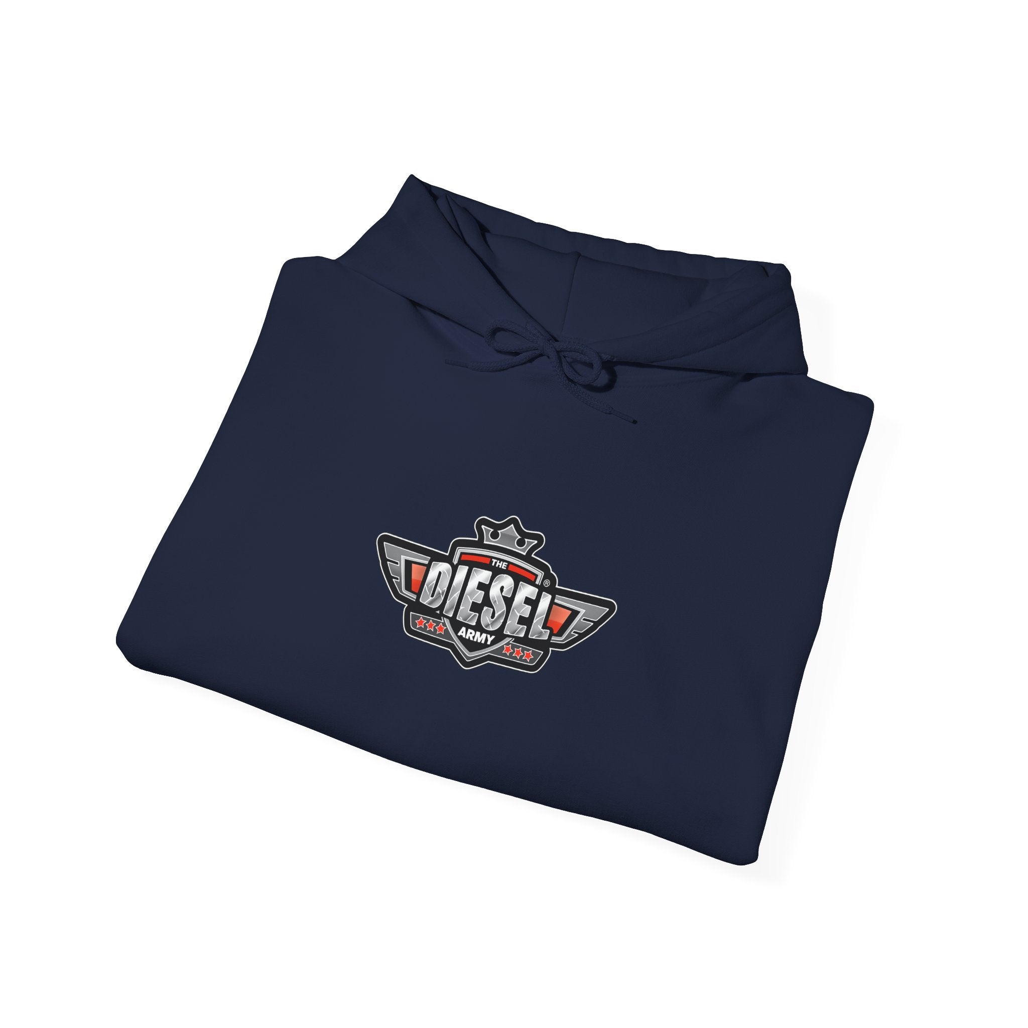 Diesel Logo Hoodie — Retro Motor Emblem Pullover