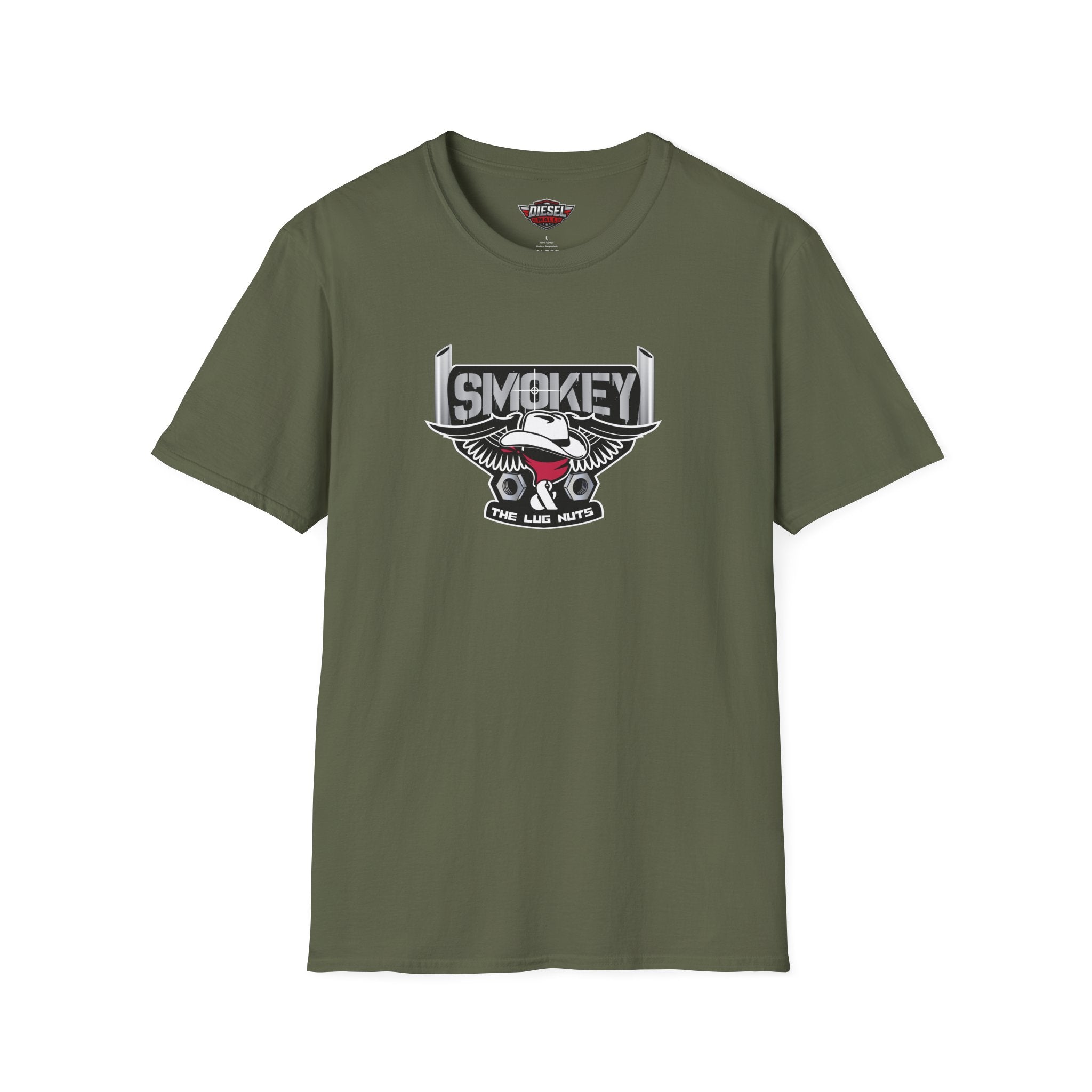 Smokey Motorcycle Eagle T-Shirt — Retro Biker Emblem Tee