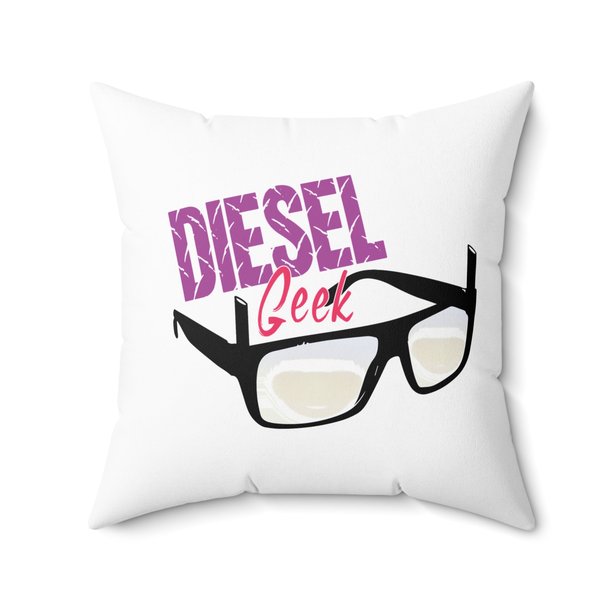Diesel Geek Pillow — Decorative Throw Pillow