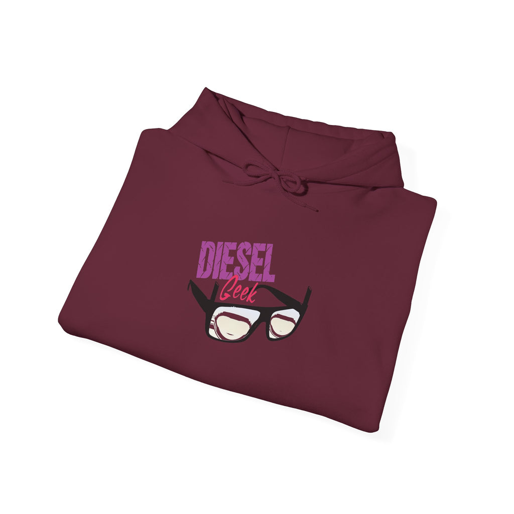 Diesel Dad Hoodie - 'Diesel' Glasses Graphic Pullover
