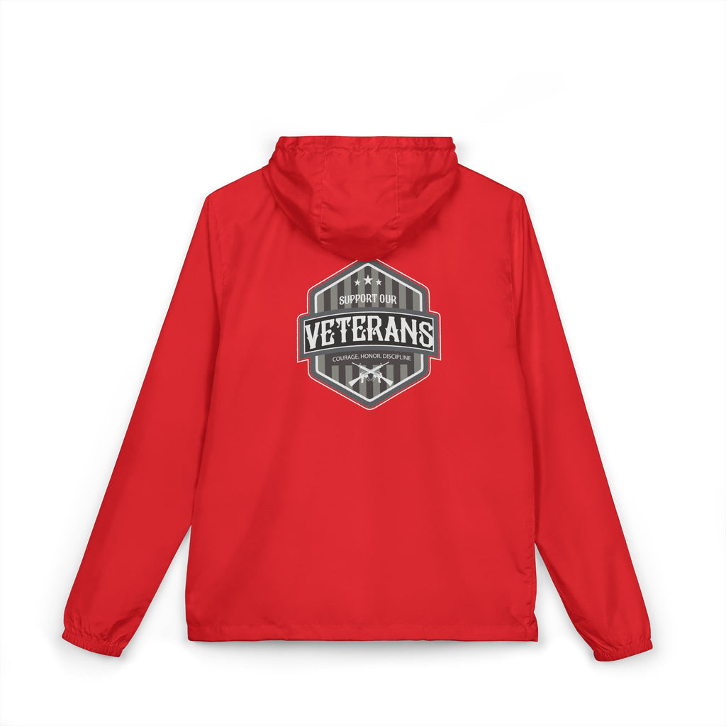 Veterans Badge Windbreaker Jacket