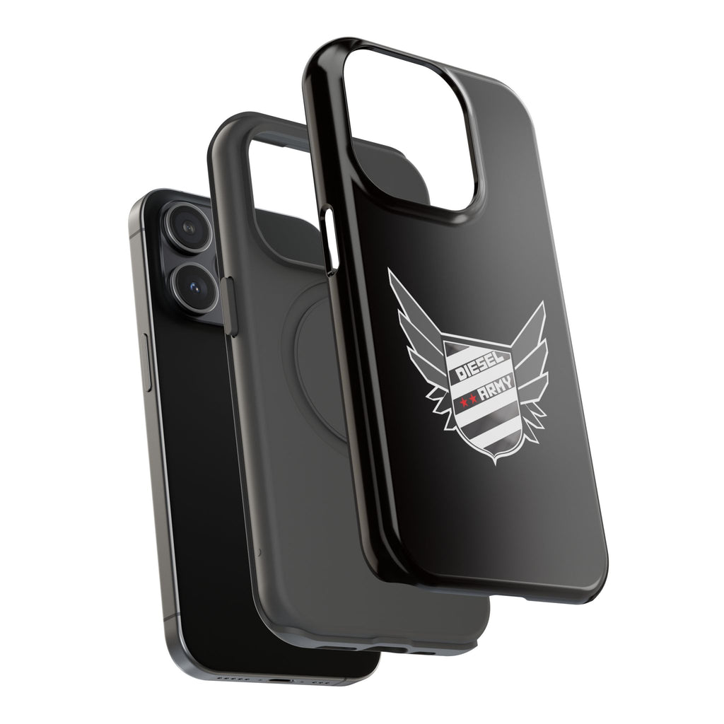 Phone Case — Black Diesel Army Emblem Impact-Resistant Case