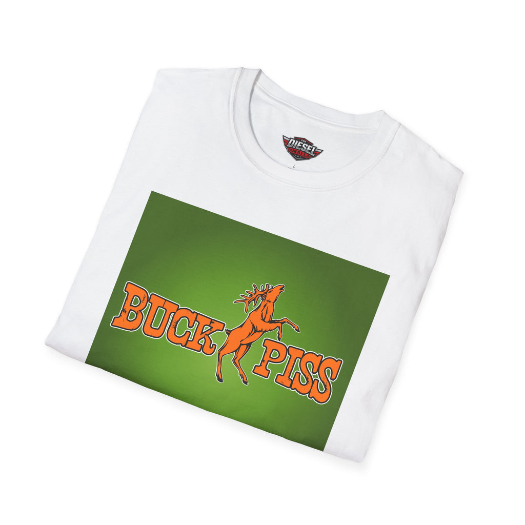 Buck Piss Graphic T-Shirt — Retro Bucking Horse Tee