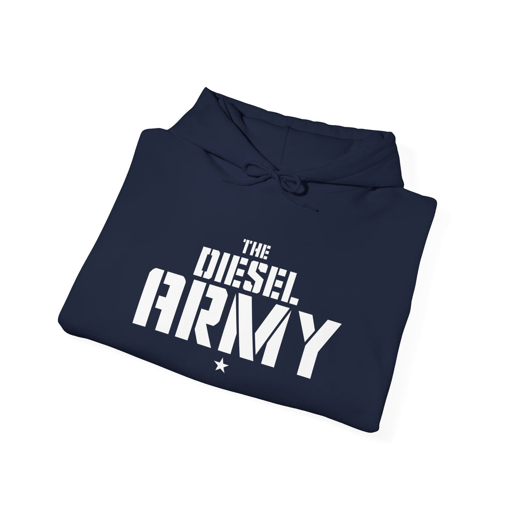 Diesel Army Hoodie — "The Diesel Army" Graphic Pullover for Truck & Diesel Fans