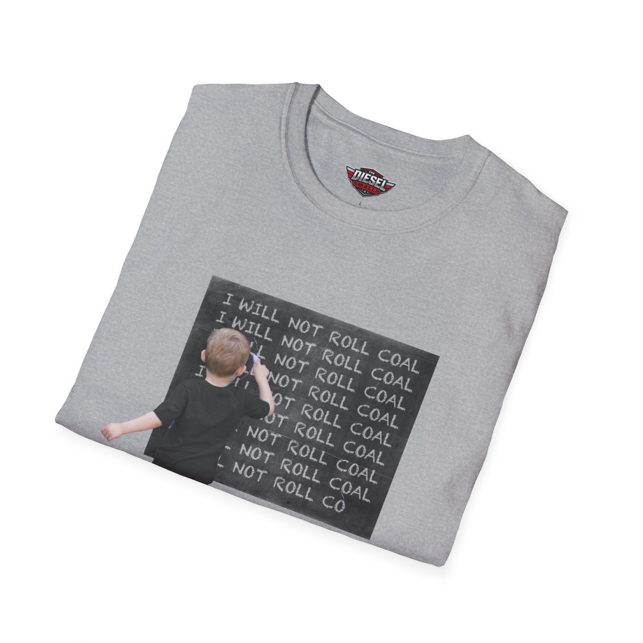 Chalkboard Kid 'I Will Not Roll Coal' T-Shirt