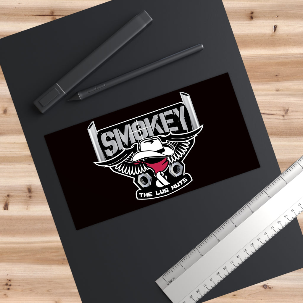 Bumper Sticker — "Smokey & The Lug Nuts" Retro Mechanic Emblem