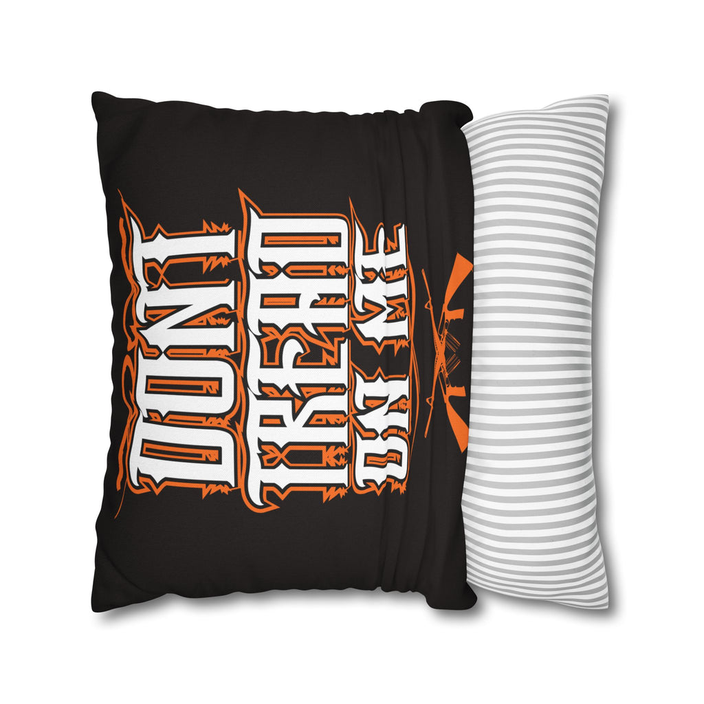 Don't Tread On Me Square Pillow — Patriotic Gadsden-Style Decorative Throw