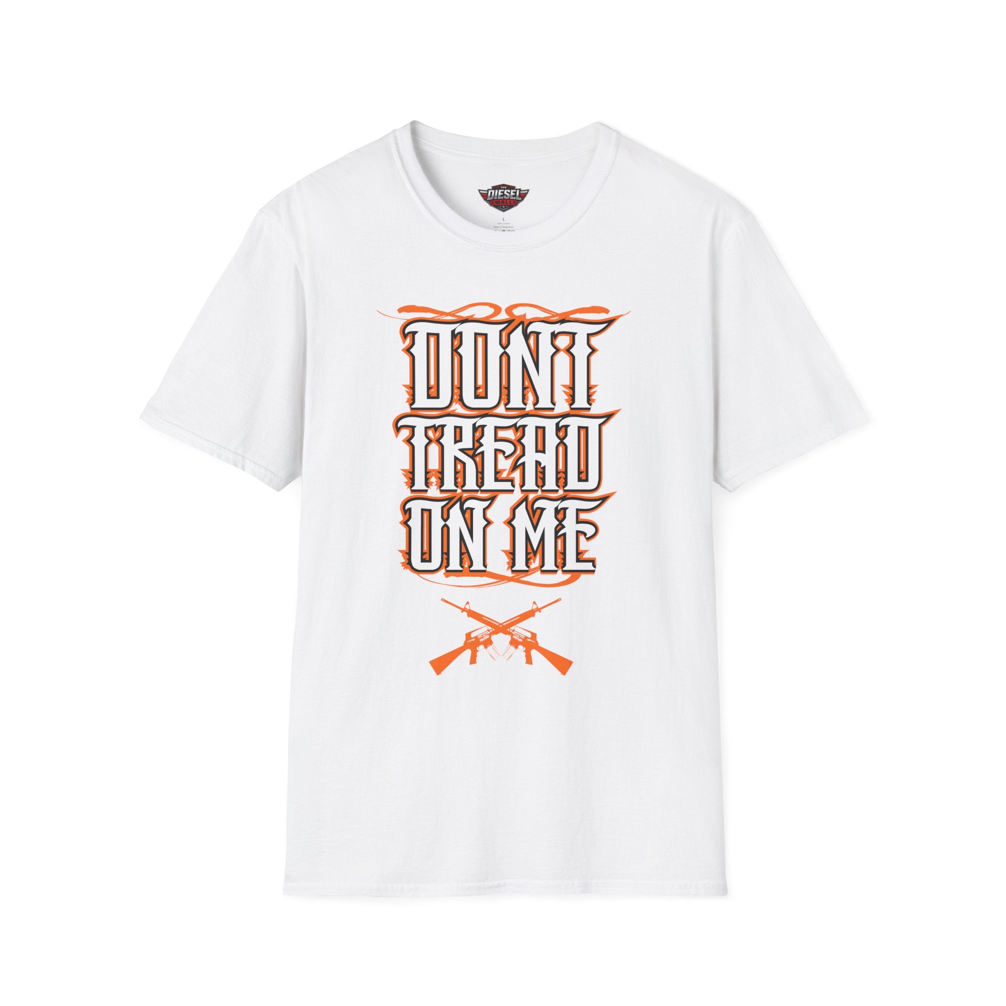 Don't Tread On Me T-Shirt — Patriotic Rifle Graphic Tee