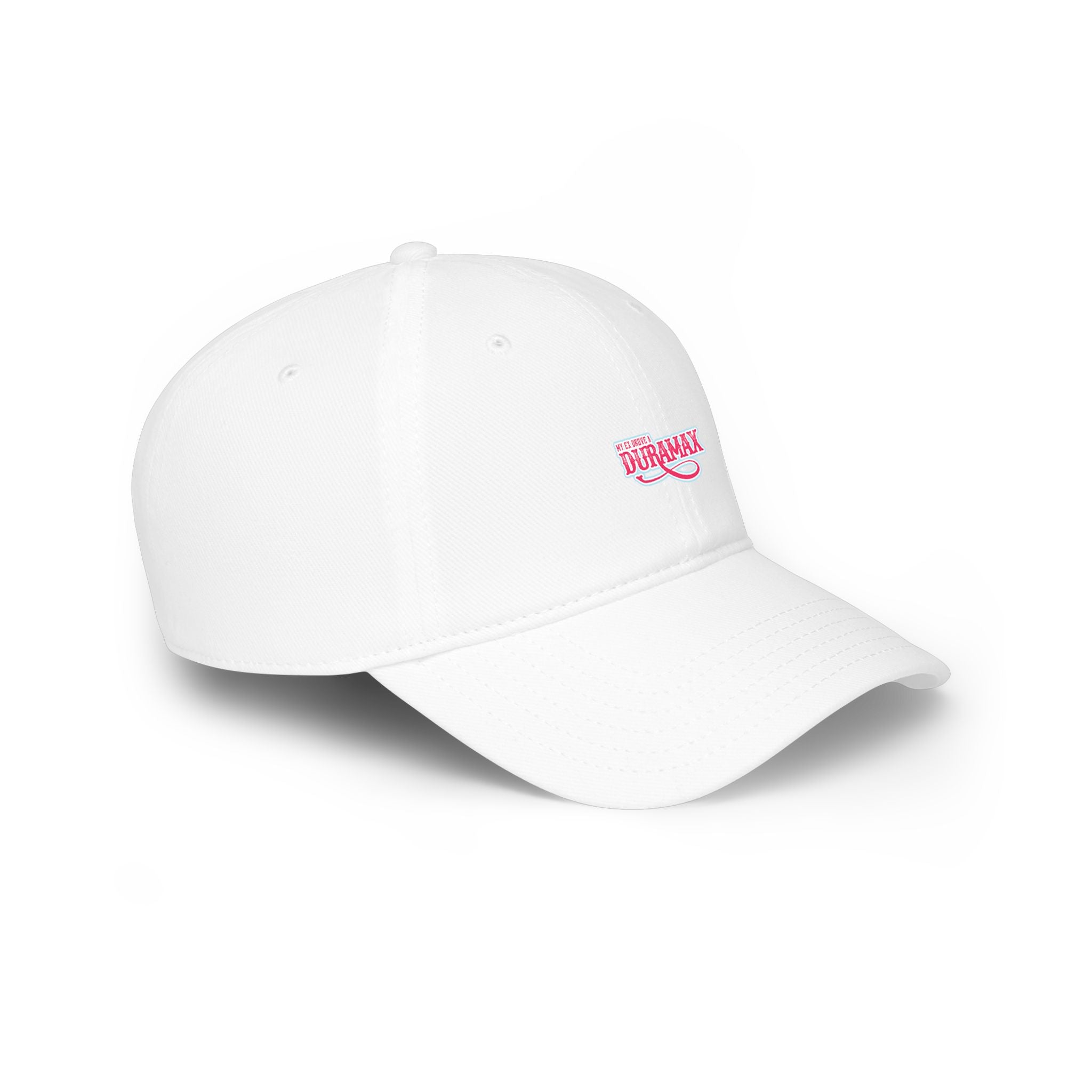 Duramax Logo Low-Profile Baseball Cap — Embroidered Small Patch Hat