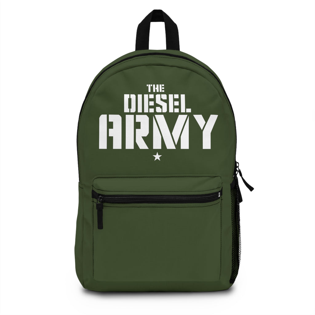 The Diesel Army Backpack - Military Green Tactical Logo Bag
