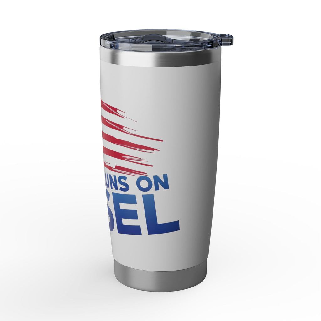 20oz Tumbler — "America Runs on Diesel" Patriotic Insulated Travel Cup