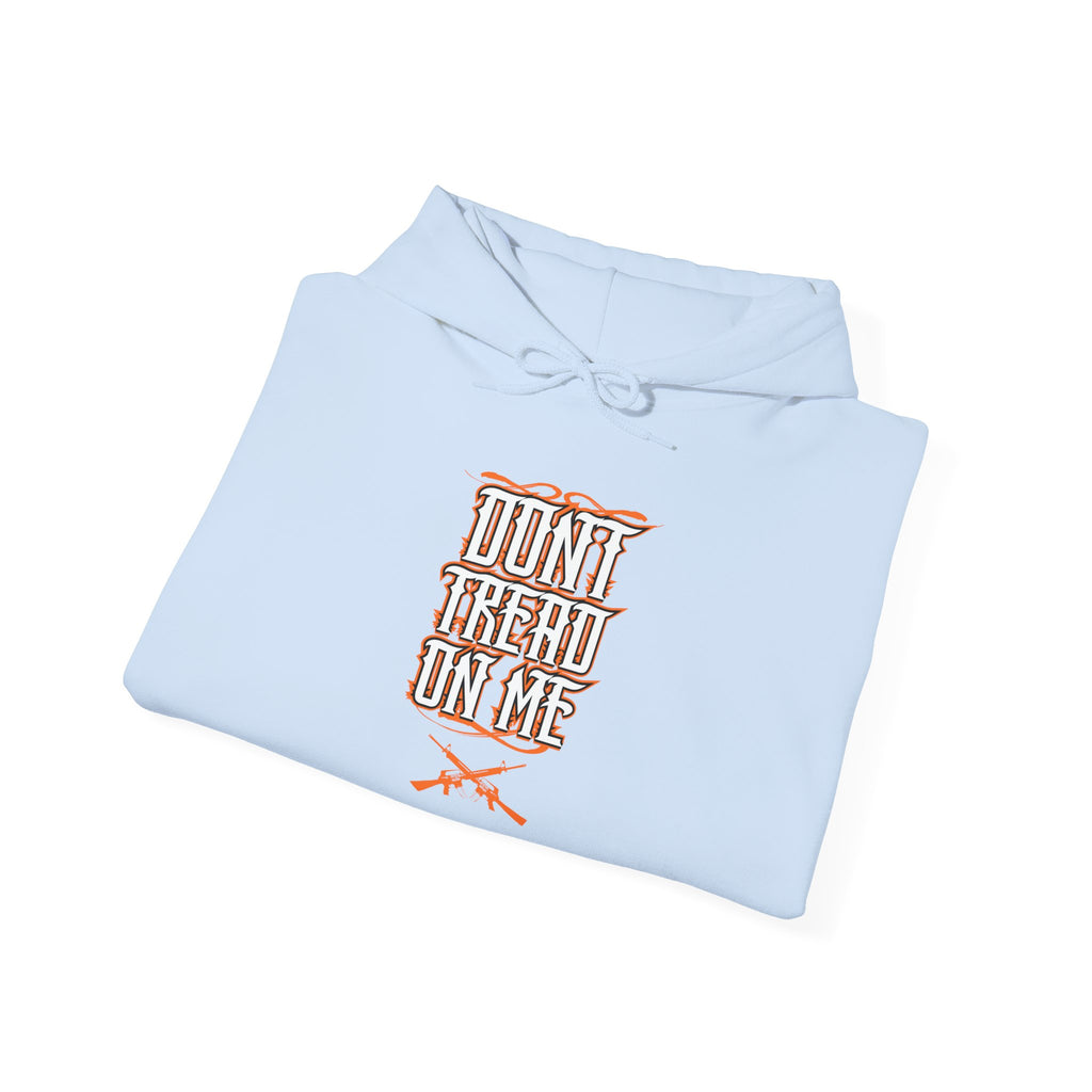 Don’t Tread On Me Hoodie - Retro Script with Crossed Rifles