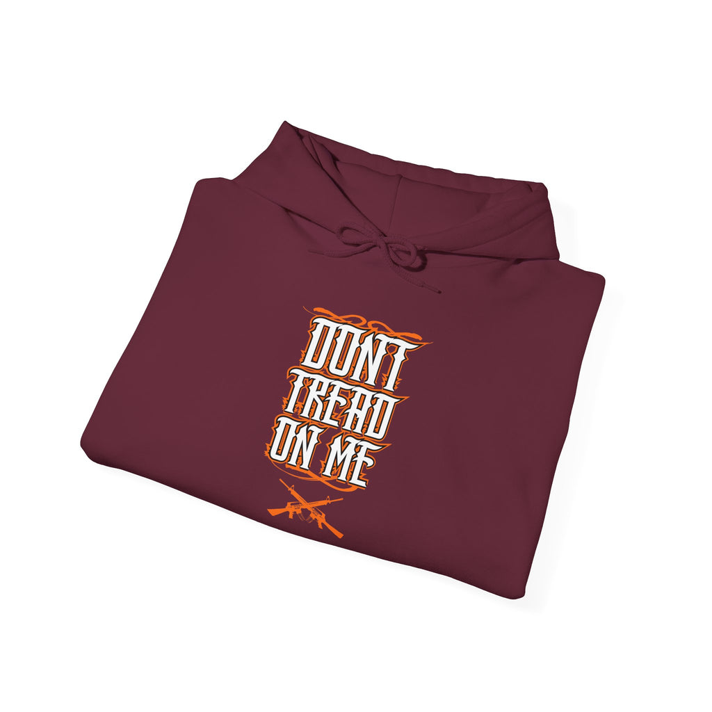 Don’t Tread On Me Hoodie - Retro Script with Crossed Rifles