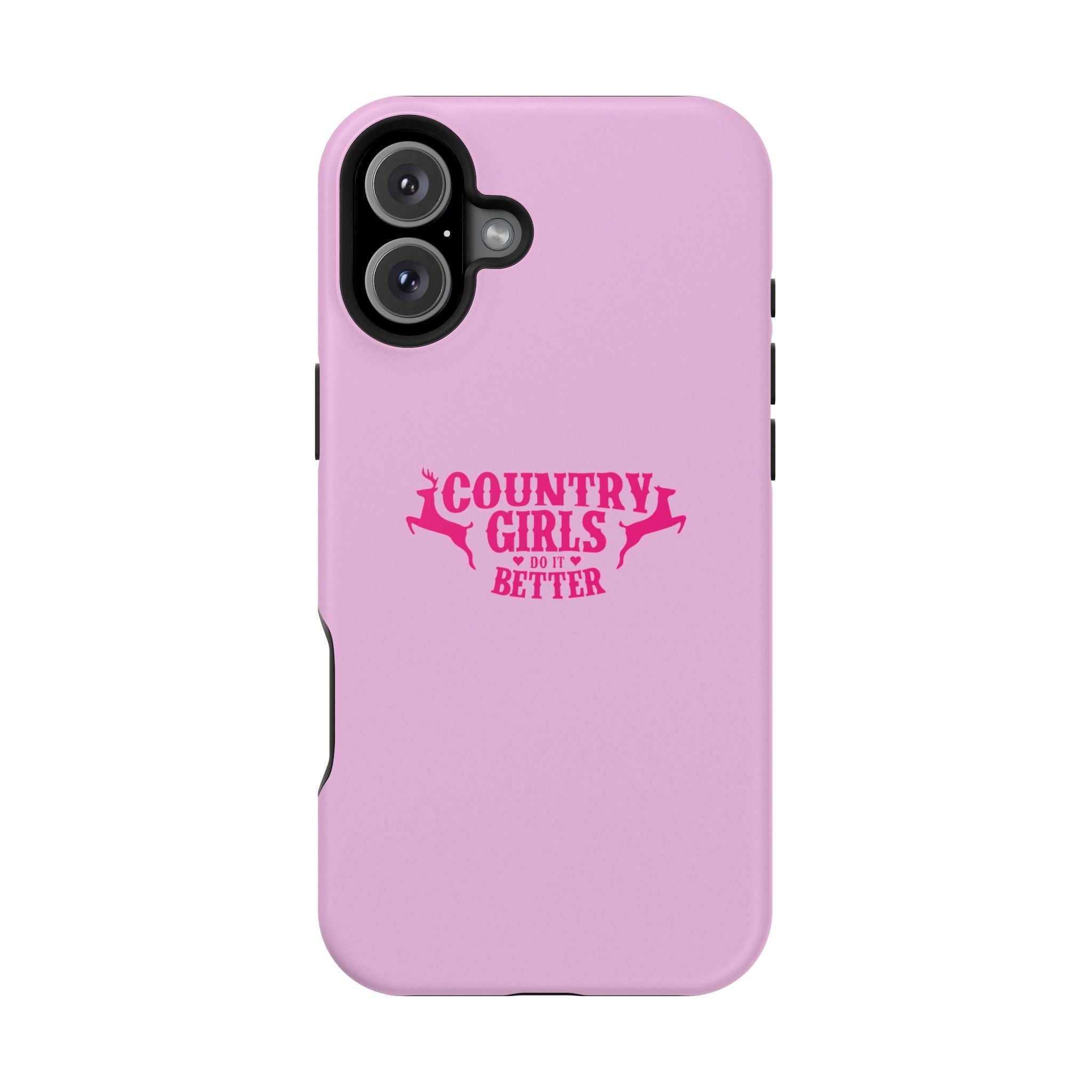 Country Girls Do It Better Pink Impact-Resistant Phone Case