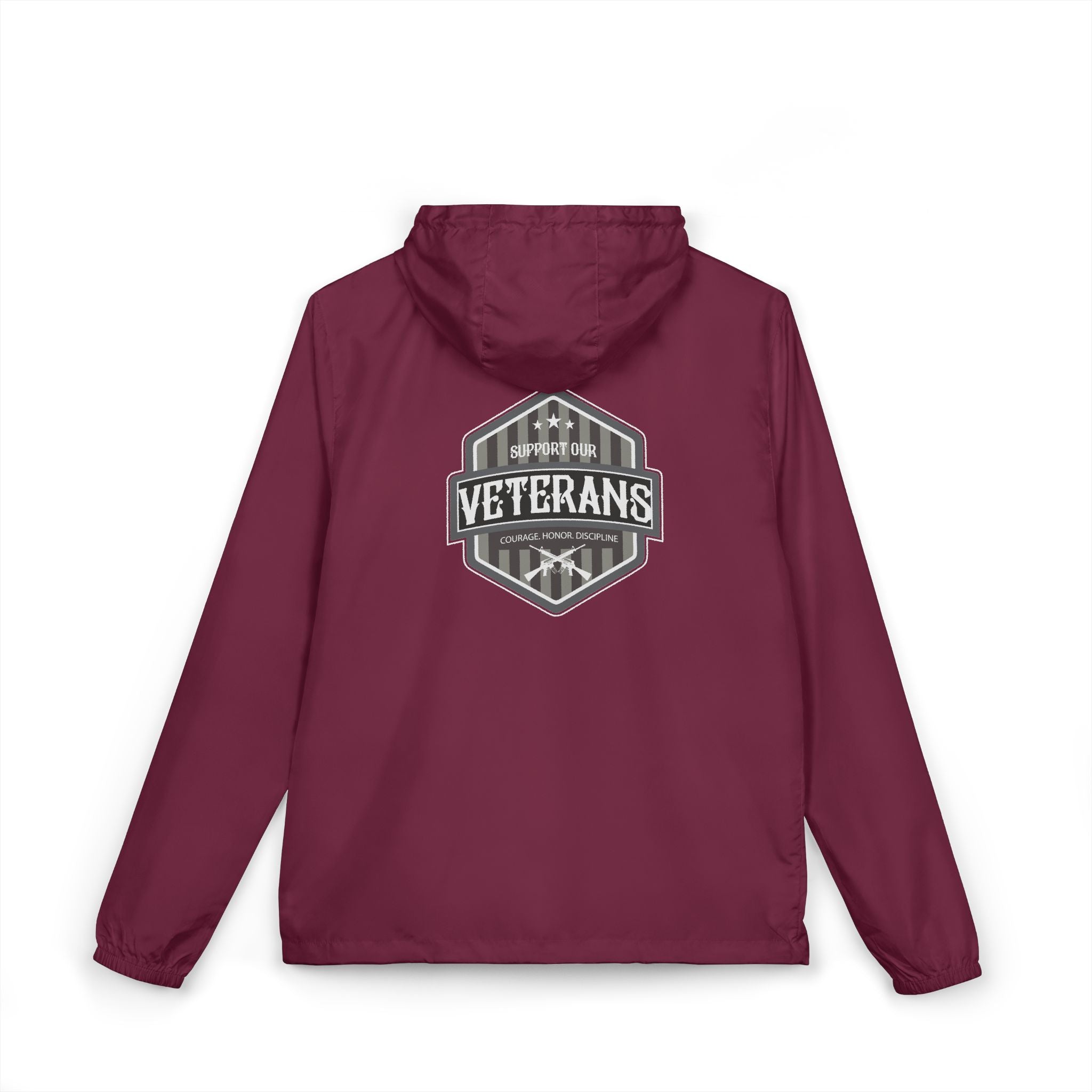 Veterans Badge Windbreaker Jacket