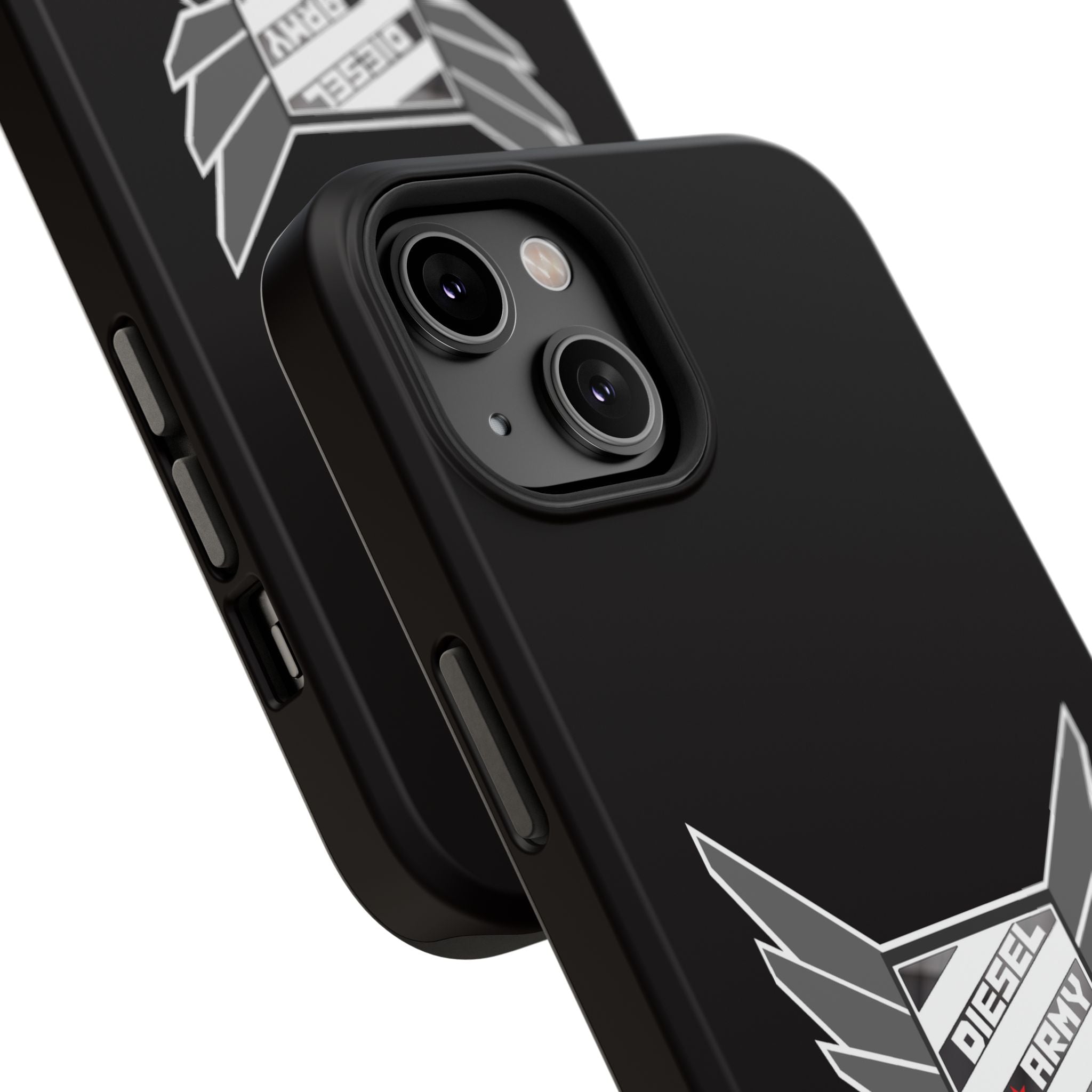 Phone Case — Black Diesel Army Emblem Impact-Resistant Case