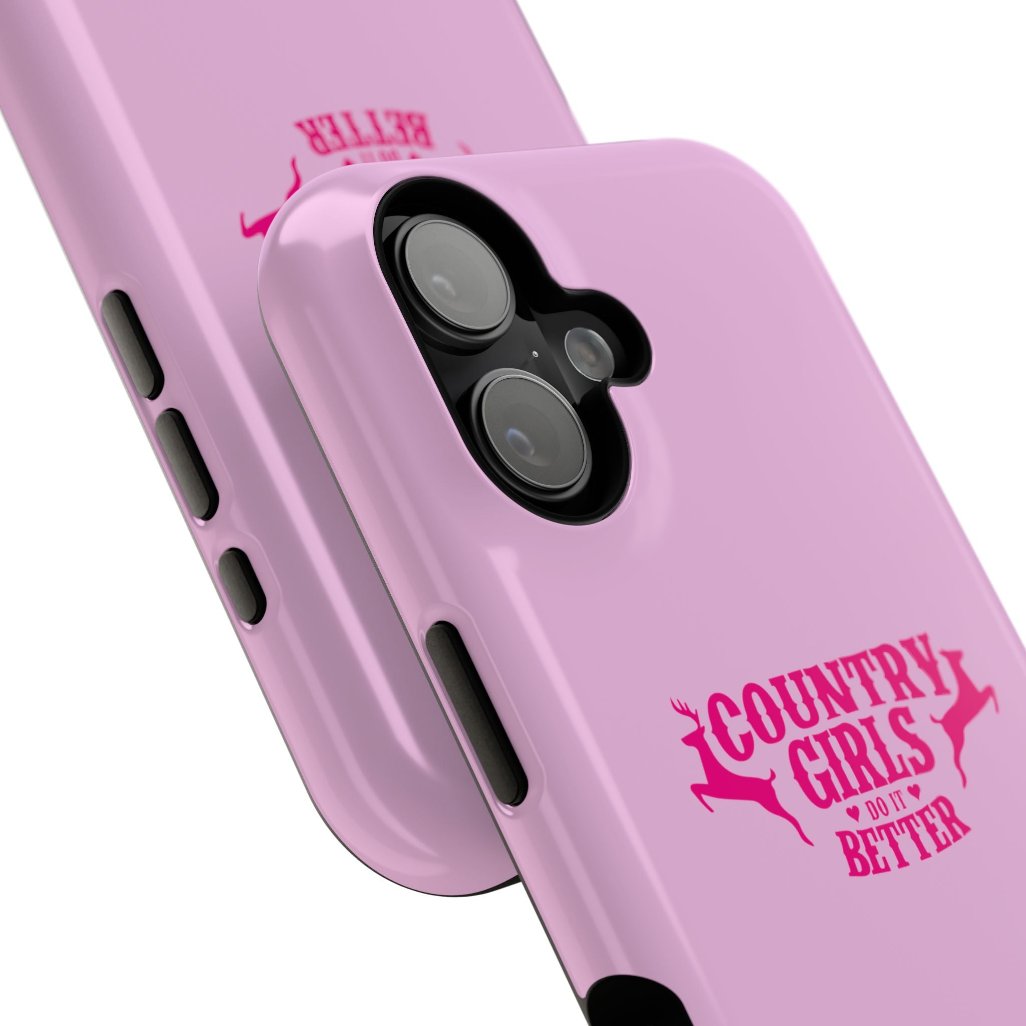 Country Girls Do It Better Pink Impact-Resistant Phone Case