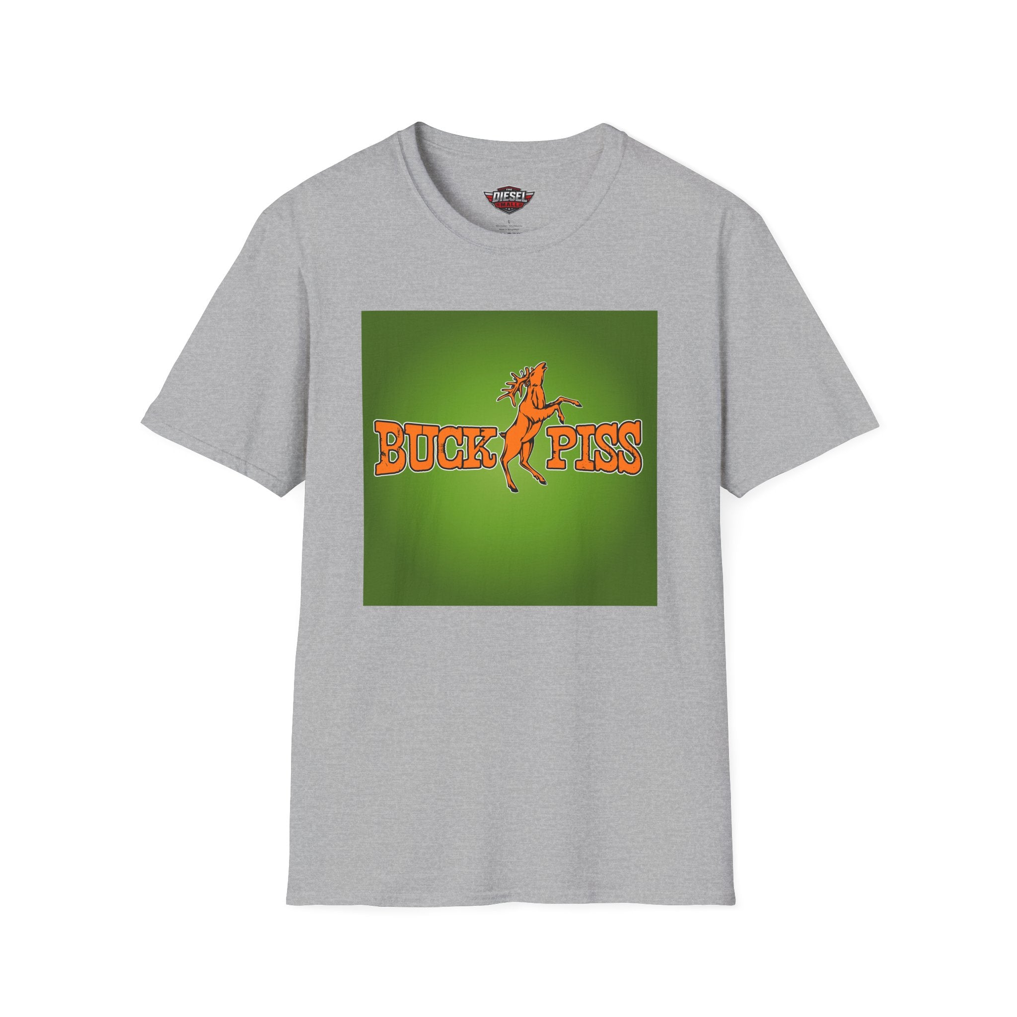 Buck Piss Graphic T-Shirt — Retro Bucking Horse Tee