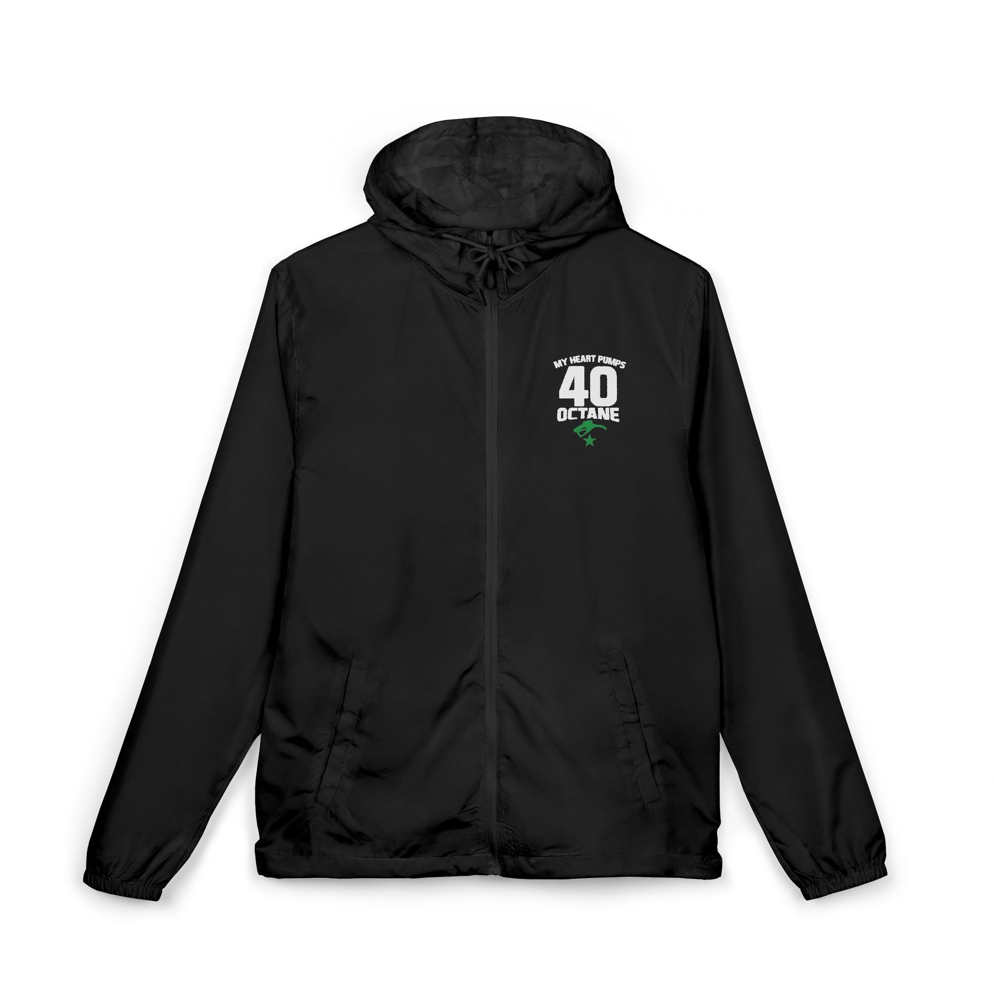 40 Octane Racing Windbreaker Jacket — Motorsports Team Jacket