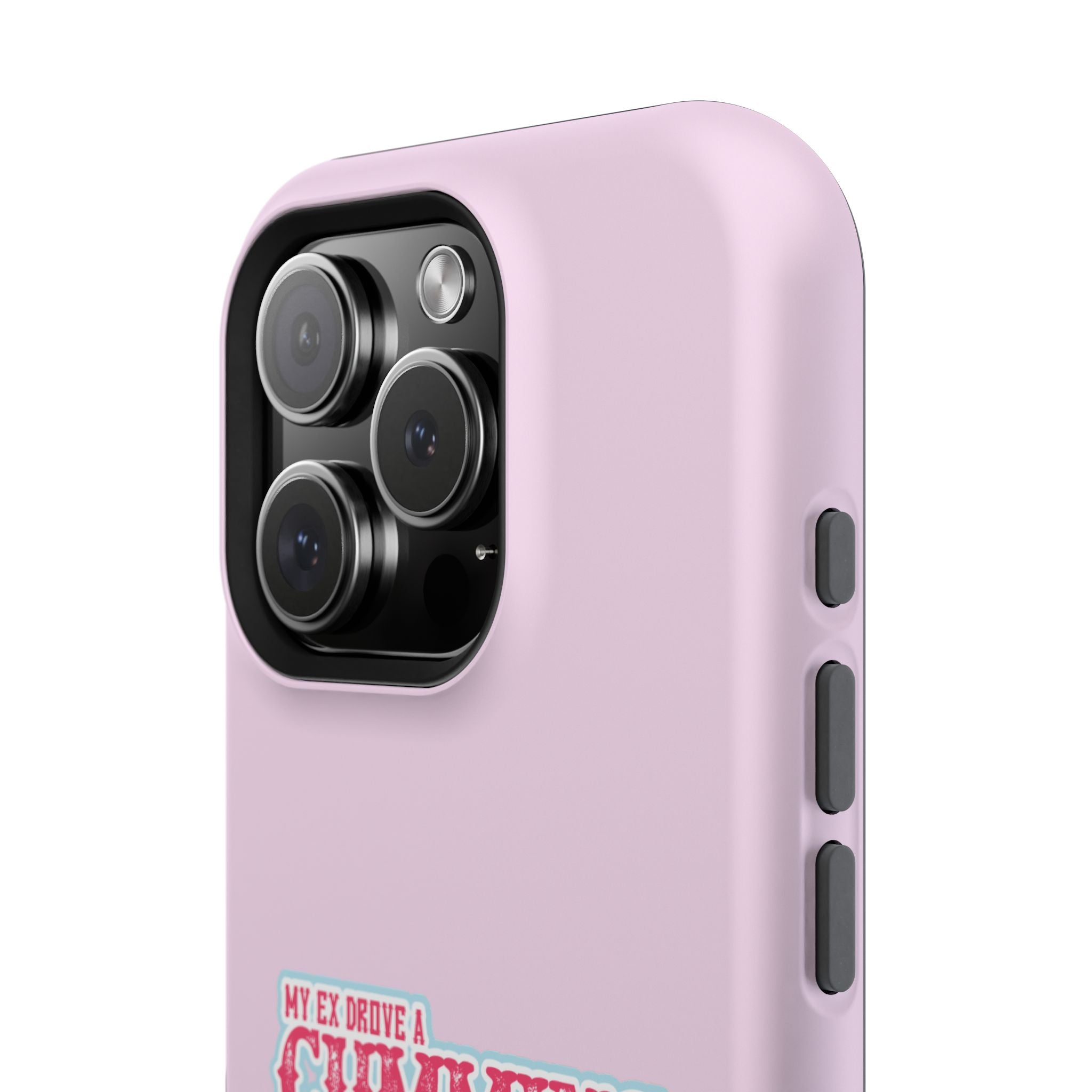 Impact-Resistant Phone Case — "My Ex Drove a Cummins" Pink Protective Cover