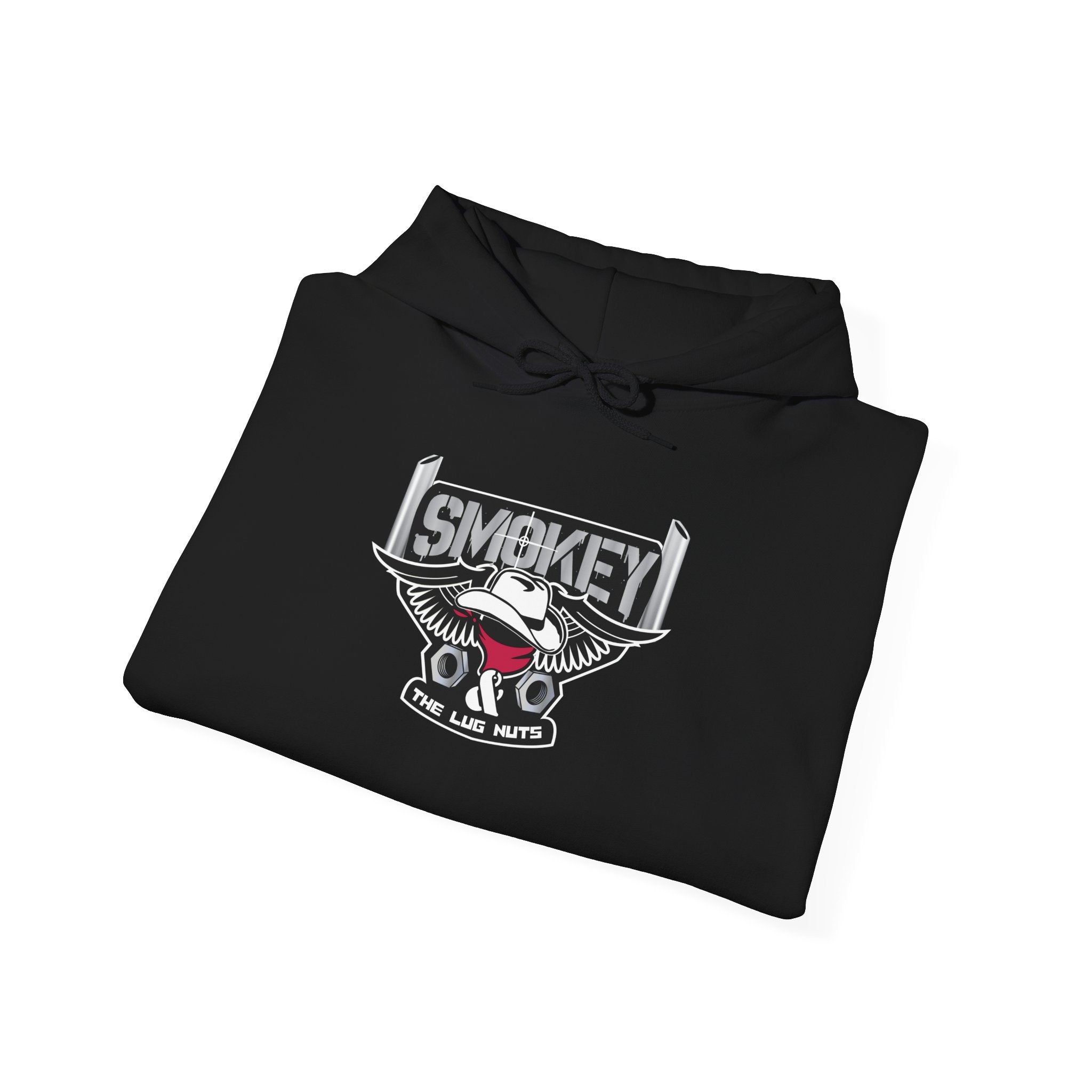 Smokey Airplane Hoodie – Vintage Pilot Logo Sweatshirt