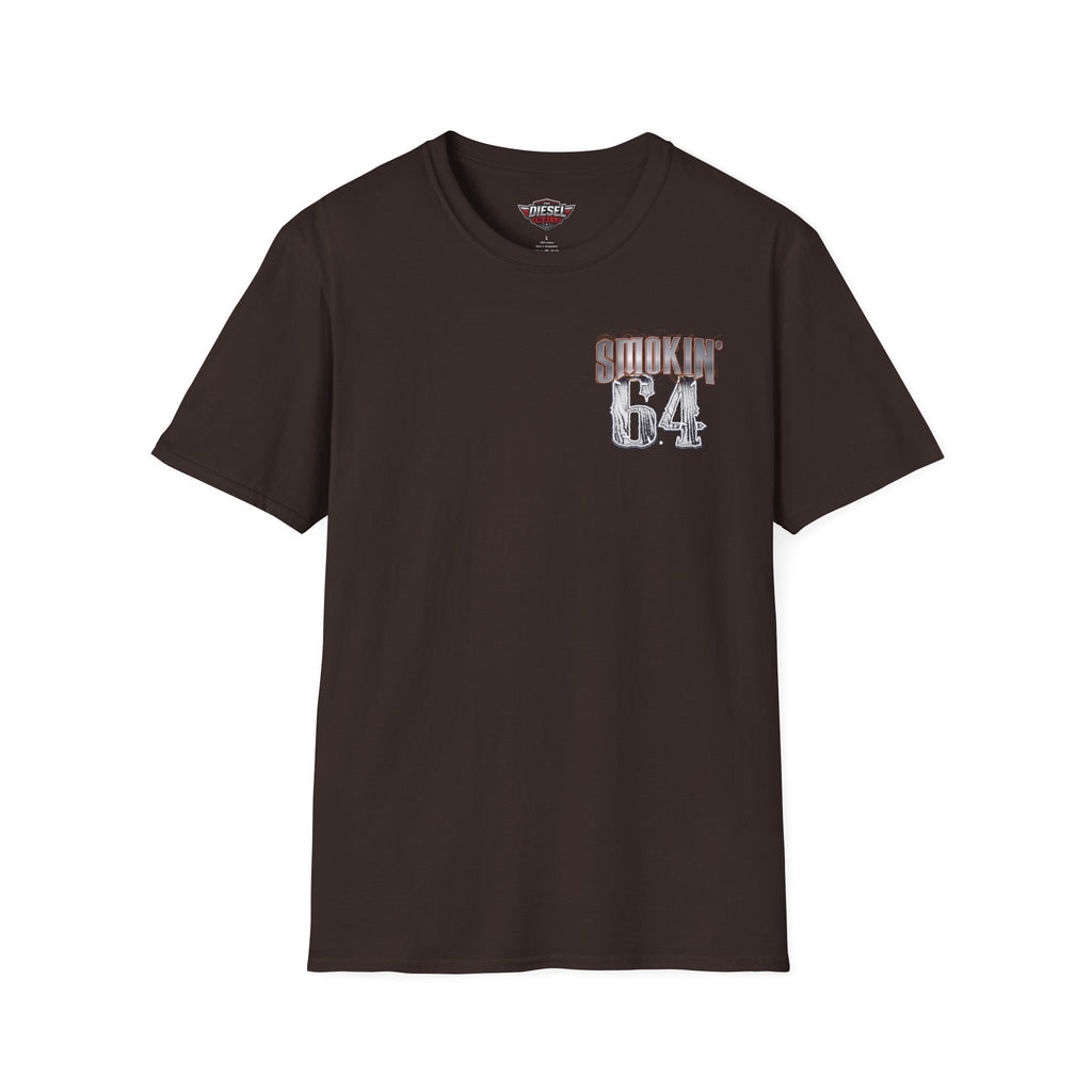 Smokin' 64 Graphic T-Shirt — Retro Rustic Logo Tee