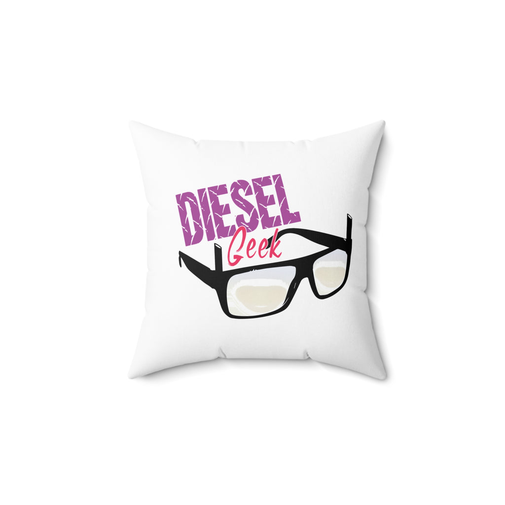 Diesel Geek Pillow — Decorative Throw Pillow