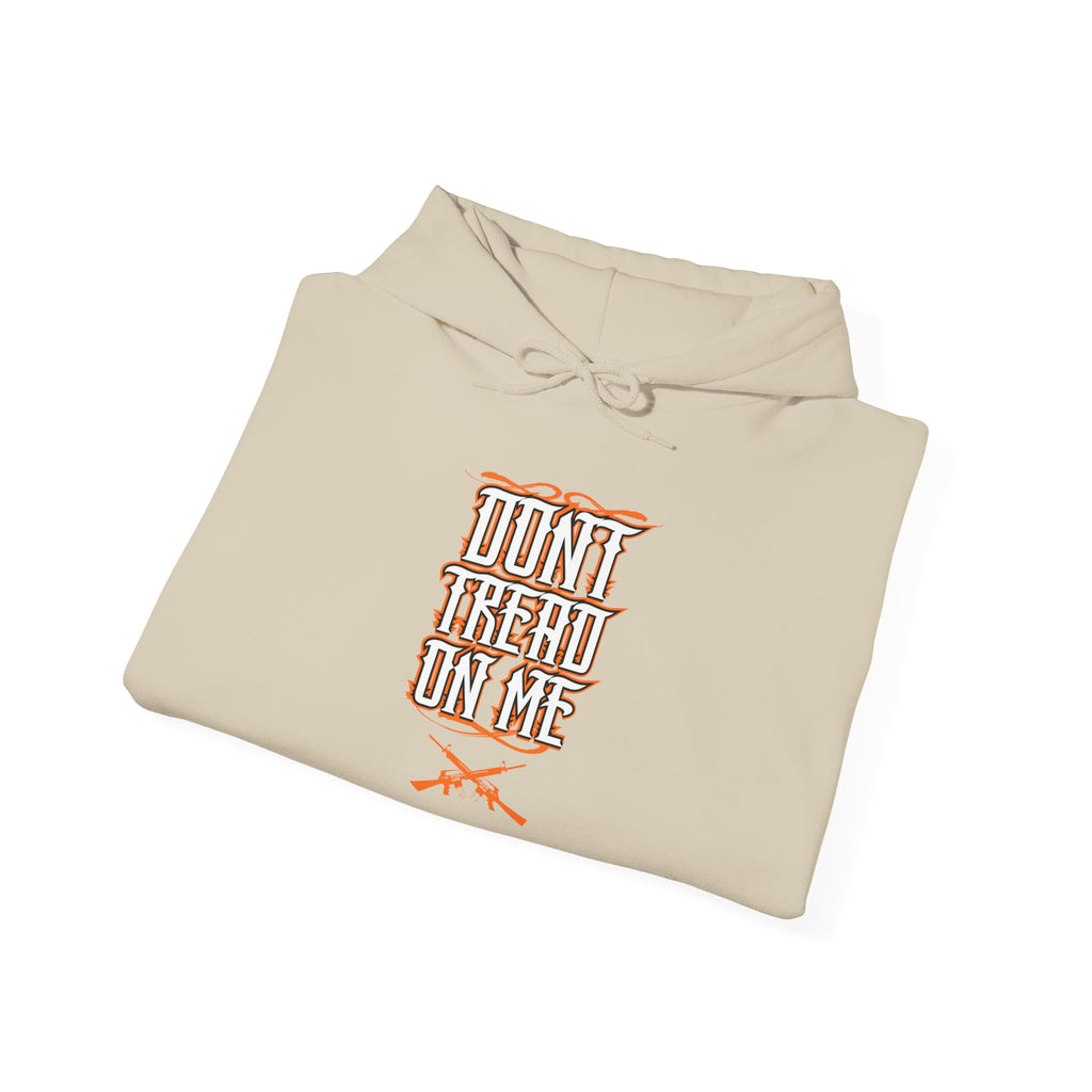 Don’t Tread On Me Hoodie - Retro Script with Crossed Rifles