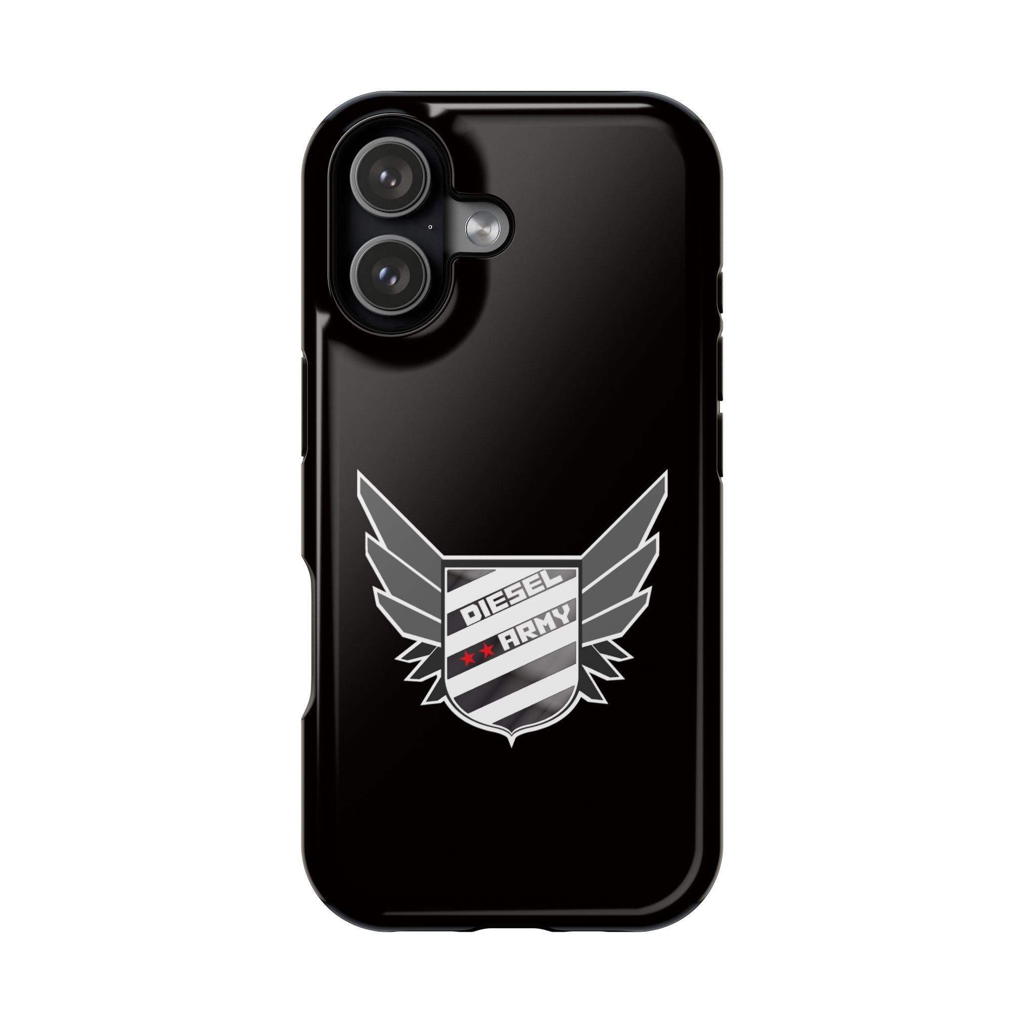 Phone Case — Black Diesel Army Emblem Impact-Resistant Case