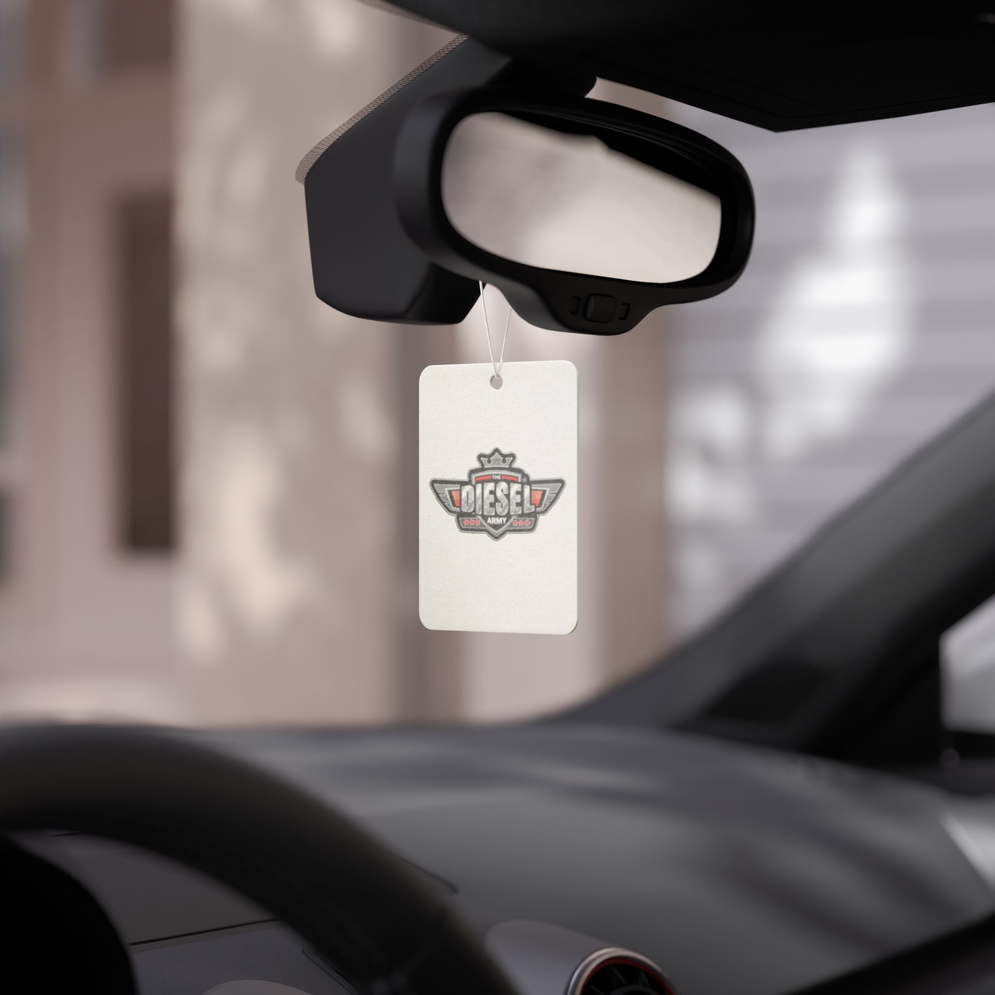 Diesel Army Logo Car Air Freshener – Rugged Automotive Scent Tag