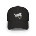 Low Profile Baseball Cap — 'Keeper Brewing' Logo Hat with Vintage Wave & Glass Illustration