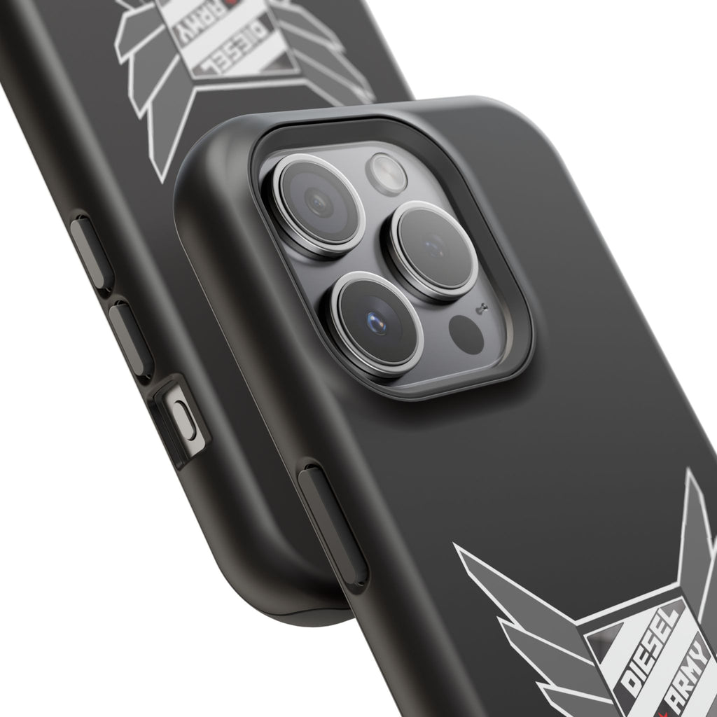 Phone Case — Black Diesel Army Emblem Impact-Resistant Case