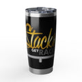 Tumbler — "Stacked" Get Racked Travel Tumbler (20oz)