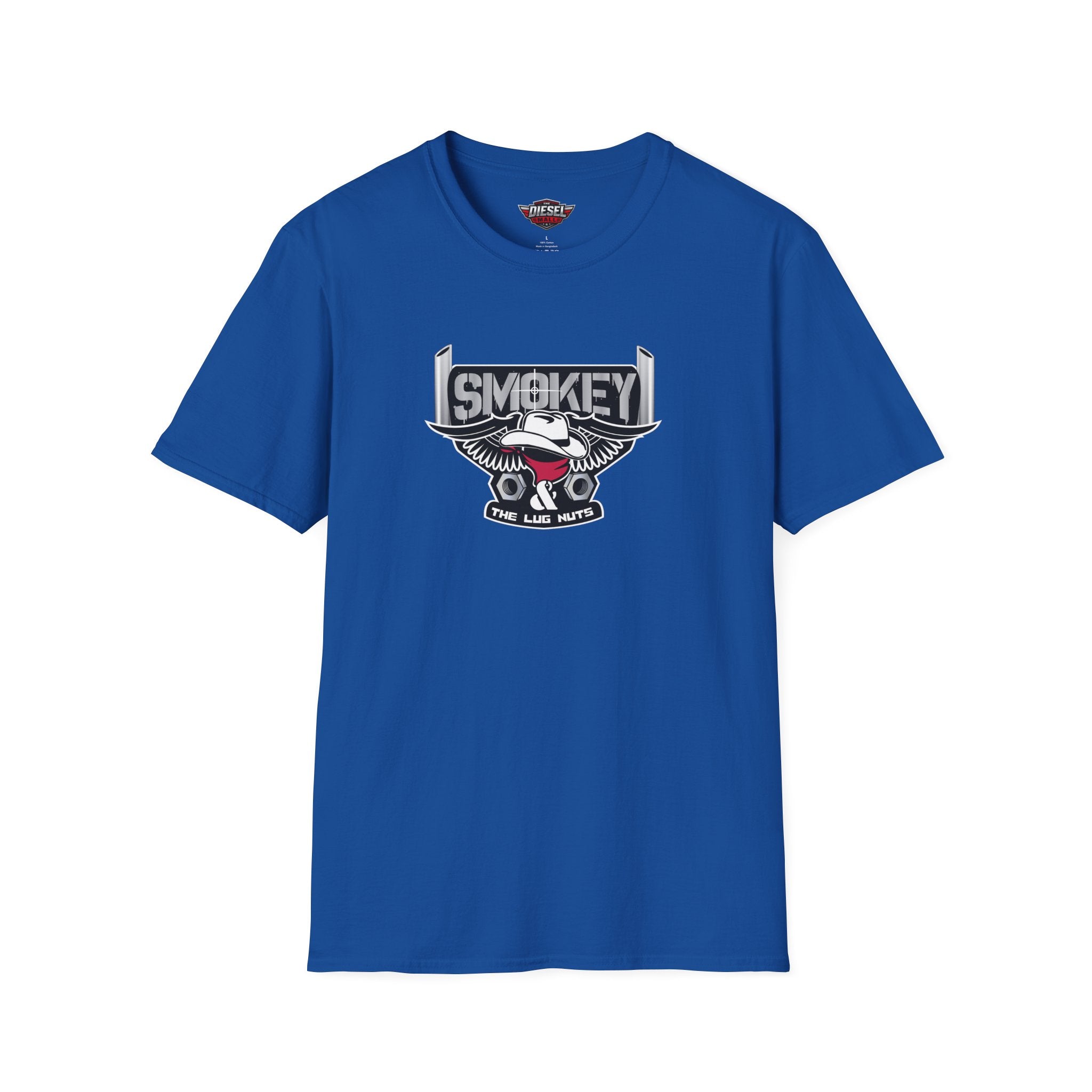Smokey Motorcycle Eagle T-Shirt — Retro Biker Emblem Tee
