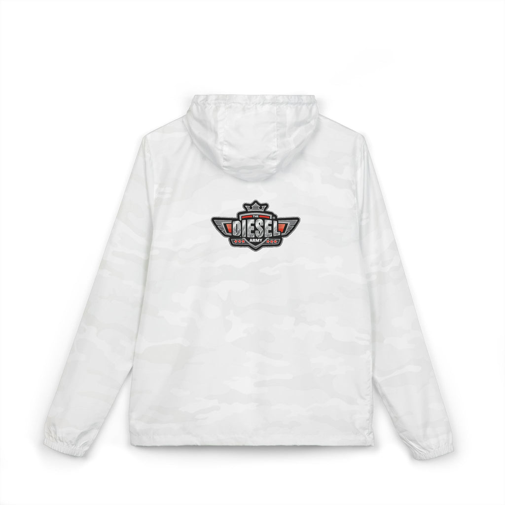Windbreaker Jacket — 'The Diesel Army' Retro Badge Hooded Windbreaker