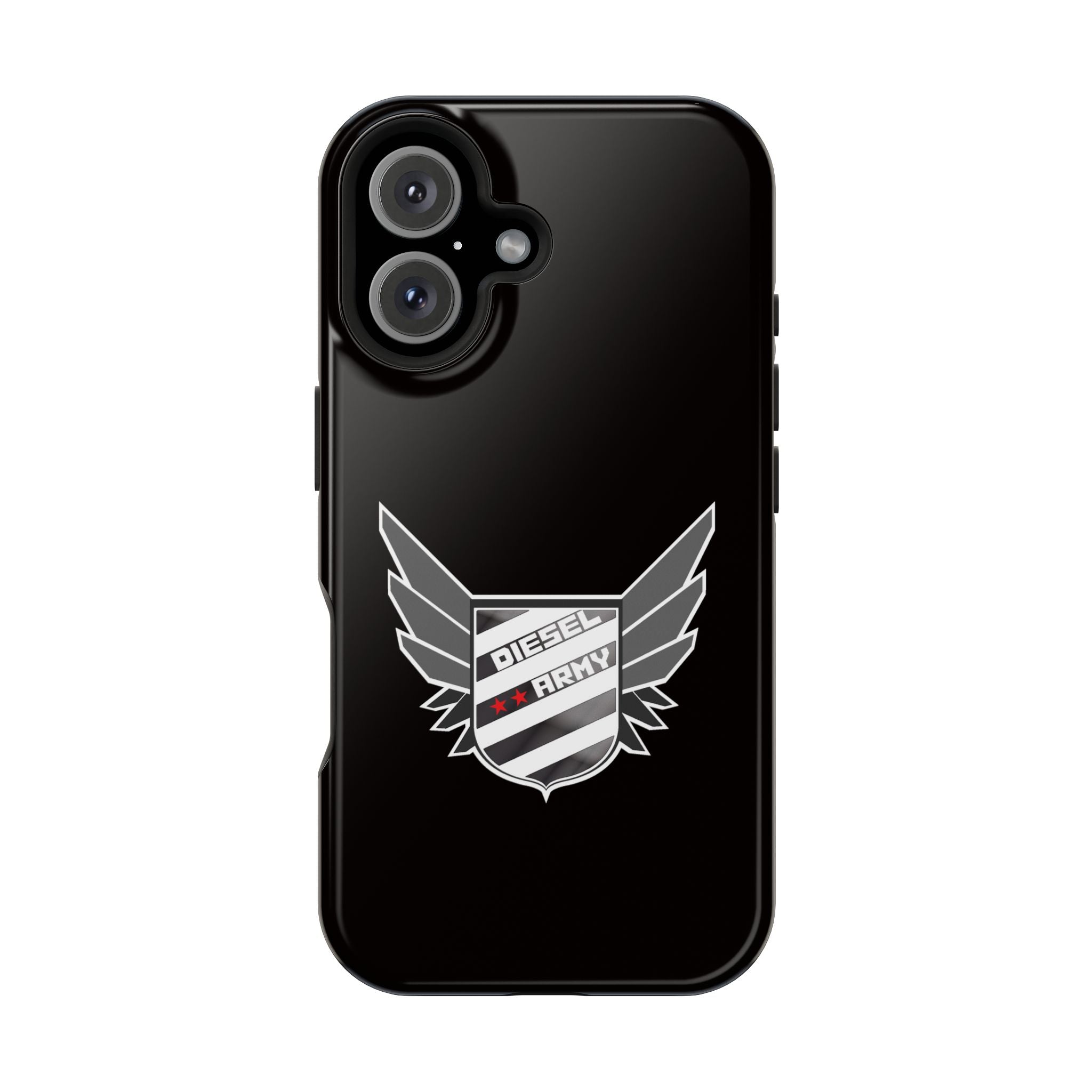 Phone Case — Black Diesel Army Emblem Impact-Resistant Case