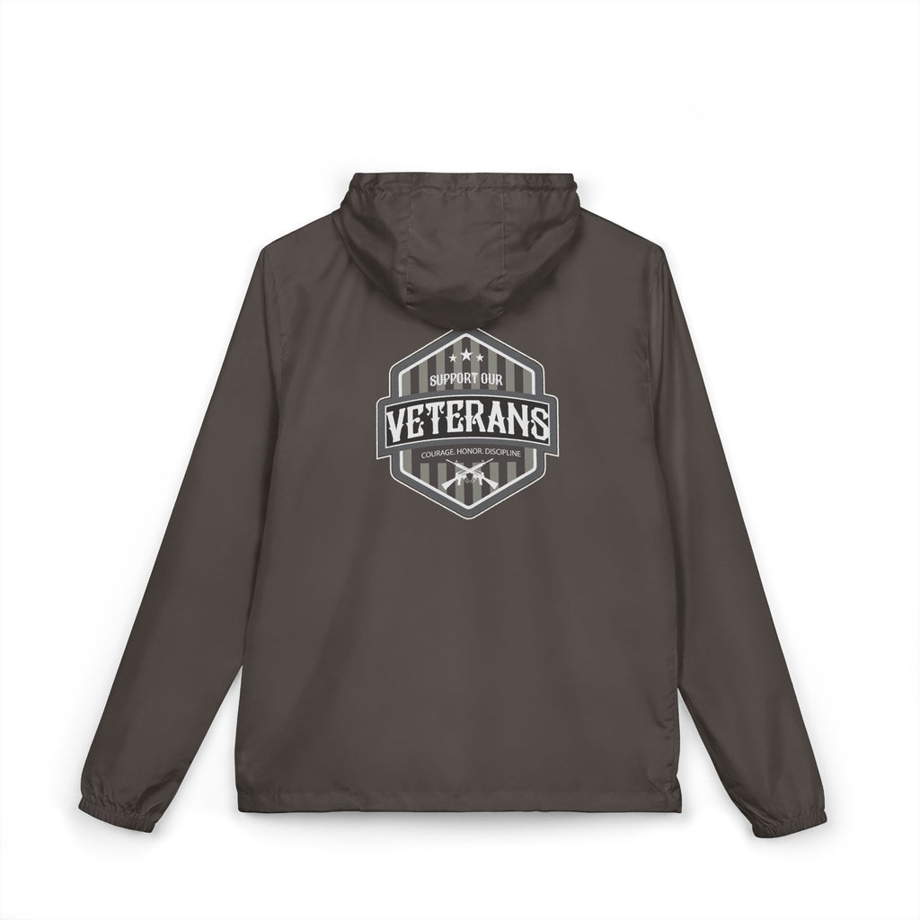 Veterans Badge Windbreaker Jacket