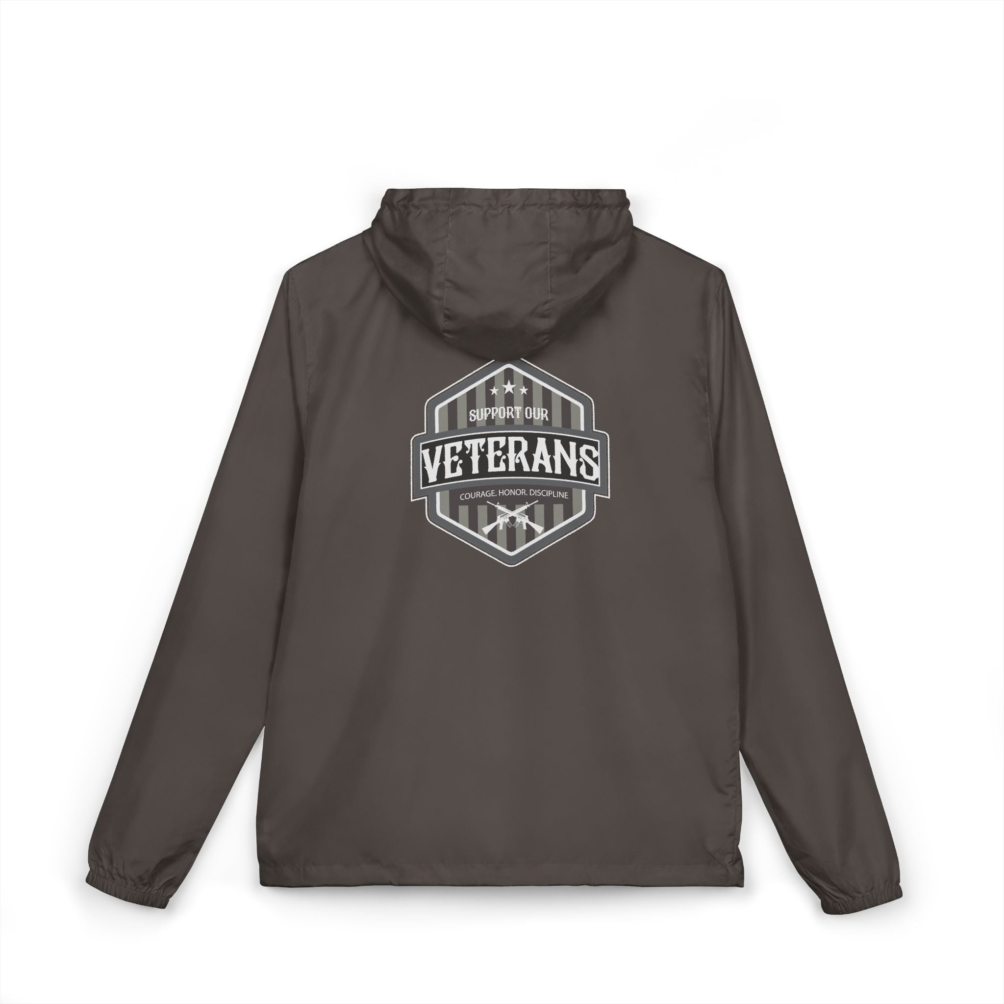 Veterans Badge Windbreaker Jacket