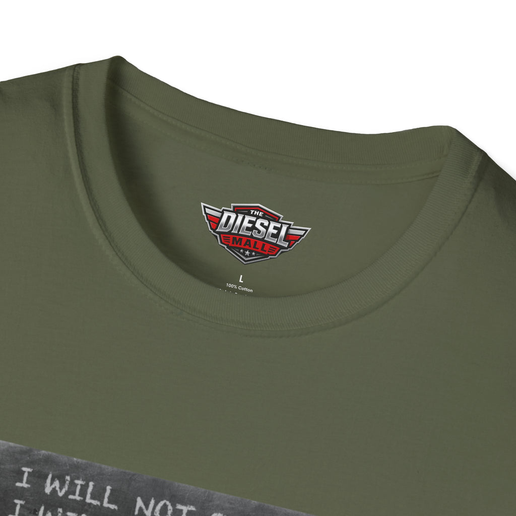 Chalkboard Kid 'I Will Not Roll Coal' T-Shirt