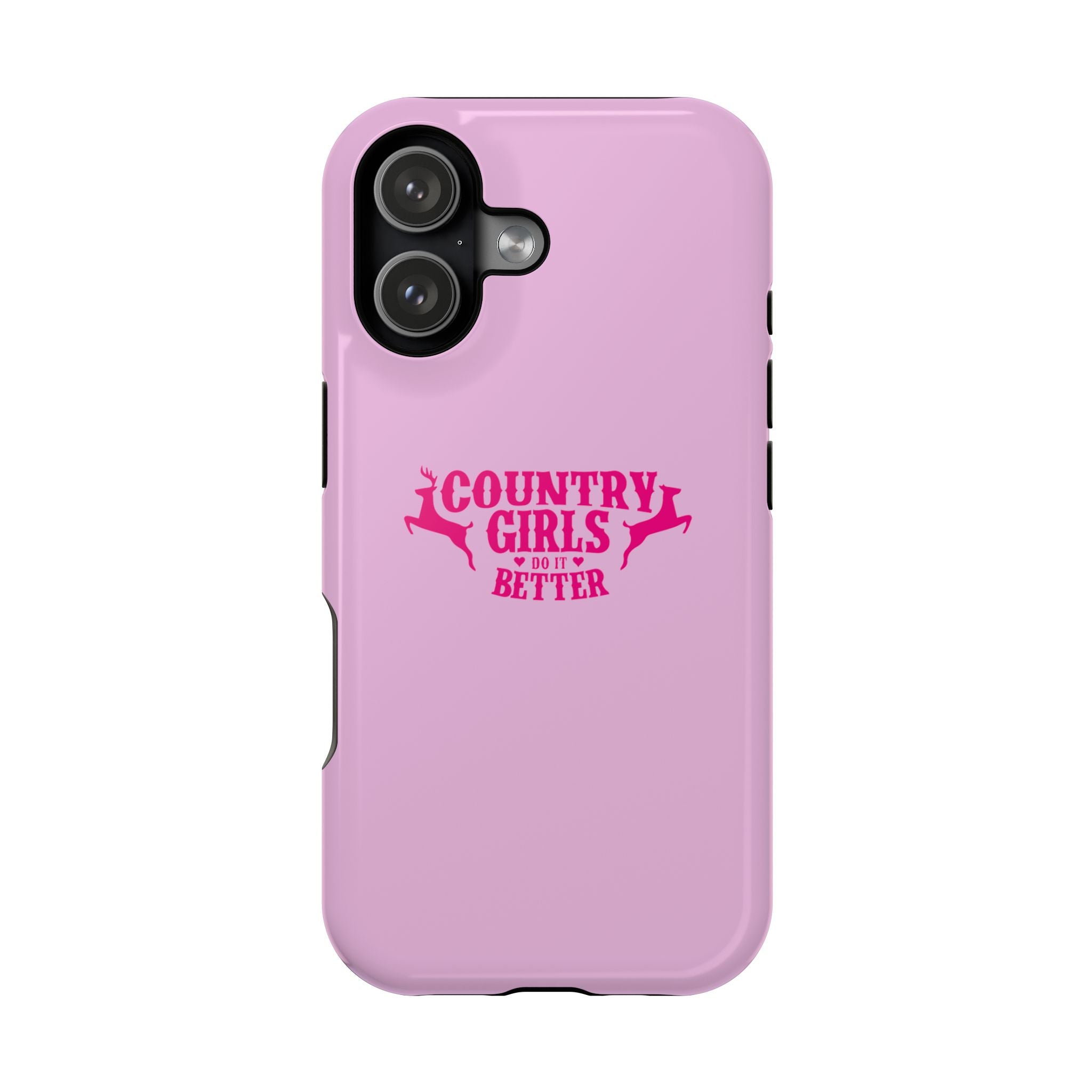 Country Girls Do It Better Pink Impact-Resistant Phone Case