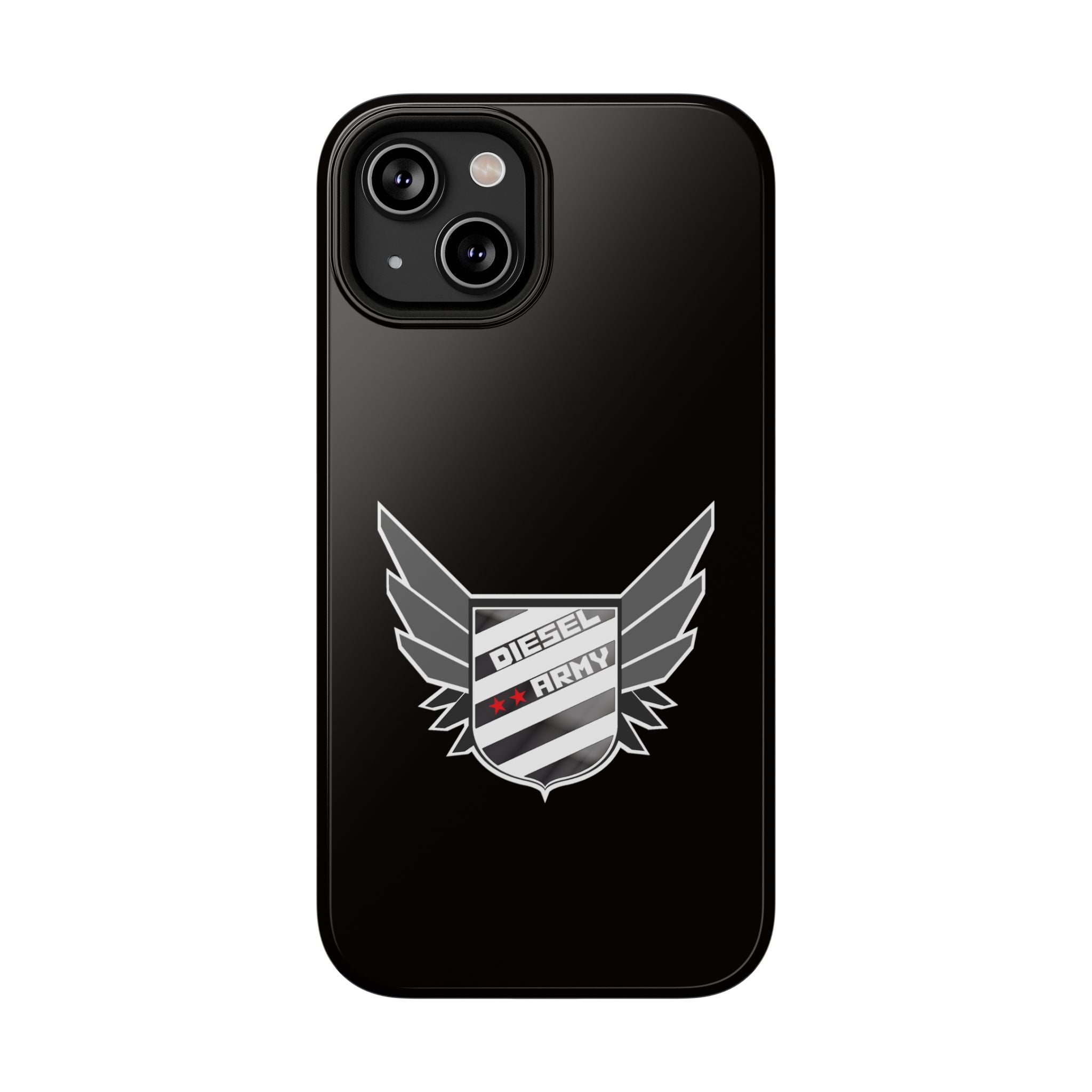 Phone Case — Black Diesel Army Emblem Impact-Resistant Case