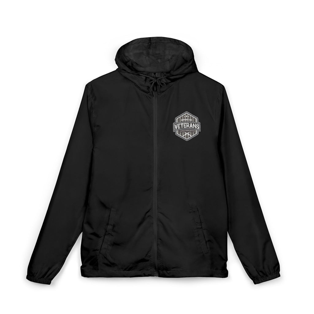 Veterans Badge Windbreaker Jacket