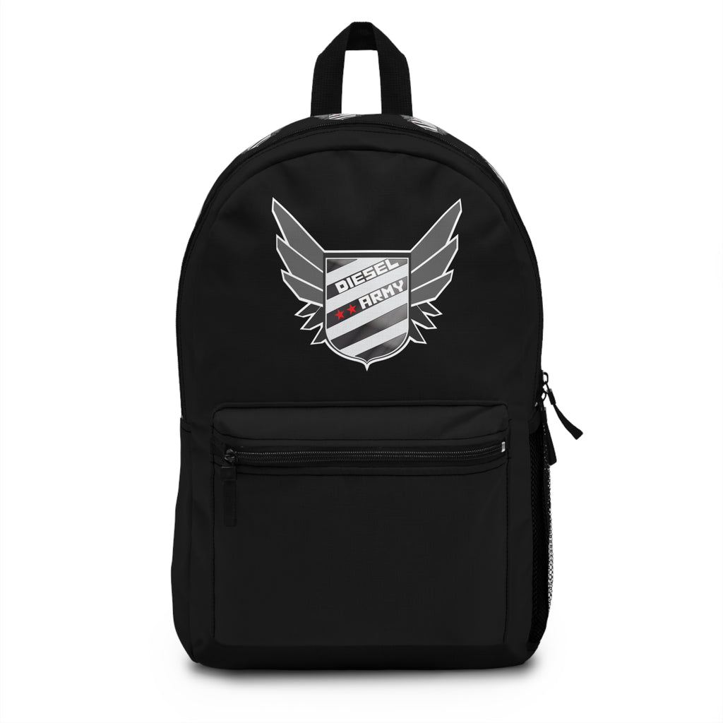 Diesel Army Shield Backpack — Tactical Wing Emblem Daypack
