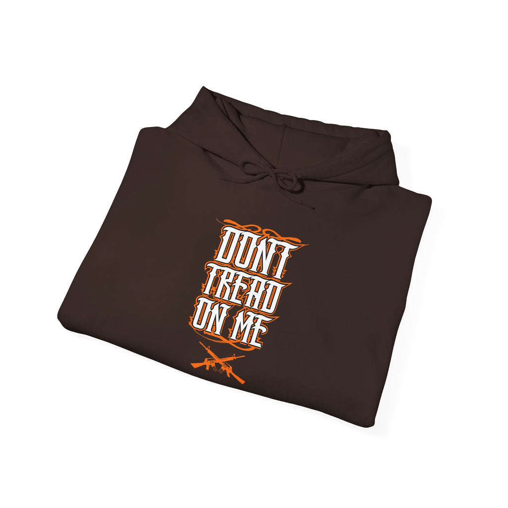 Don’t Tread On Me Hoodie - Retro Script with Crossed Rifles
