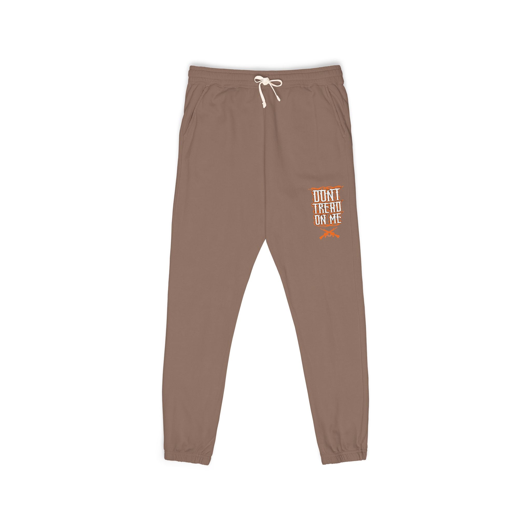 Fleece Sweatpants — 'Don't Be A Jerk' Pocket Graphic Joggers